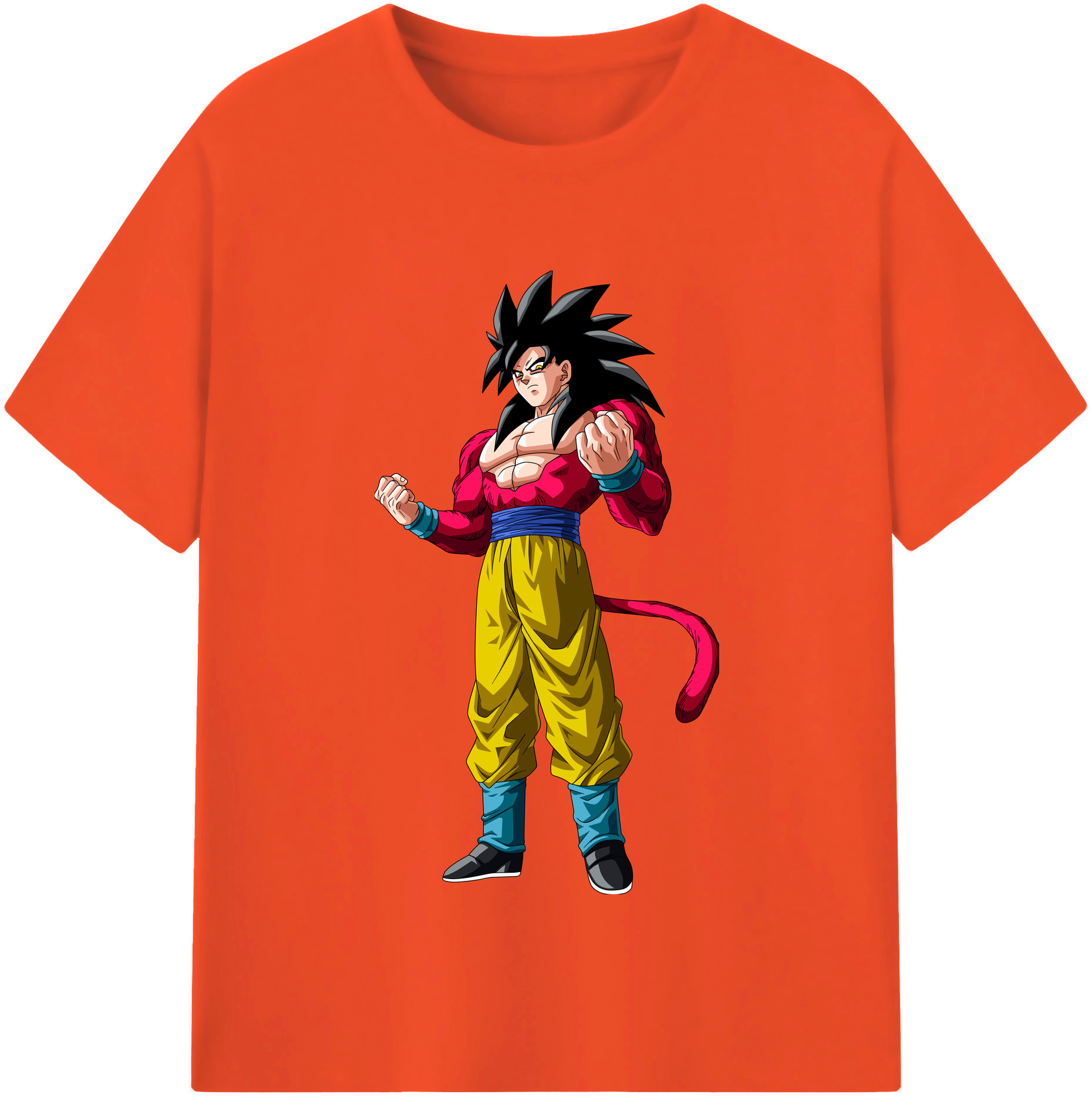 （画像用） ドラゴンボール 孫悟空（そん ごくう）Son Goku カカロット DRAGON BALL Kakarotto 綿100％半袖Tシャツ（フロントプリント）