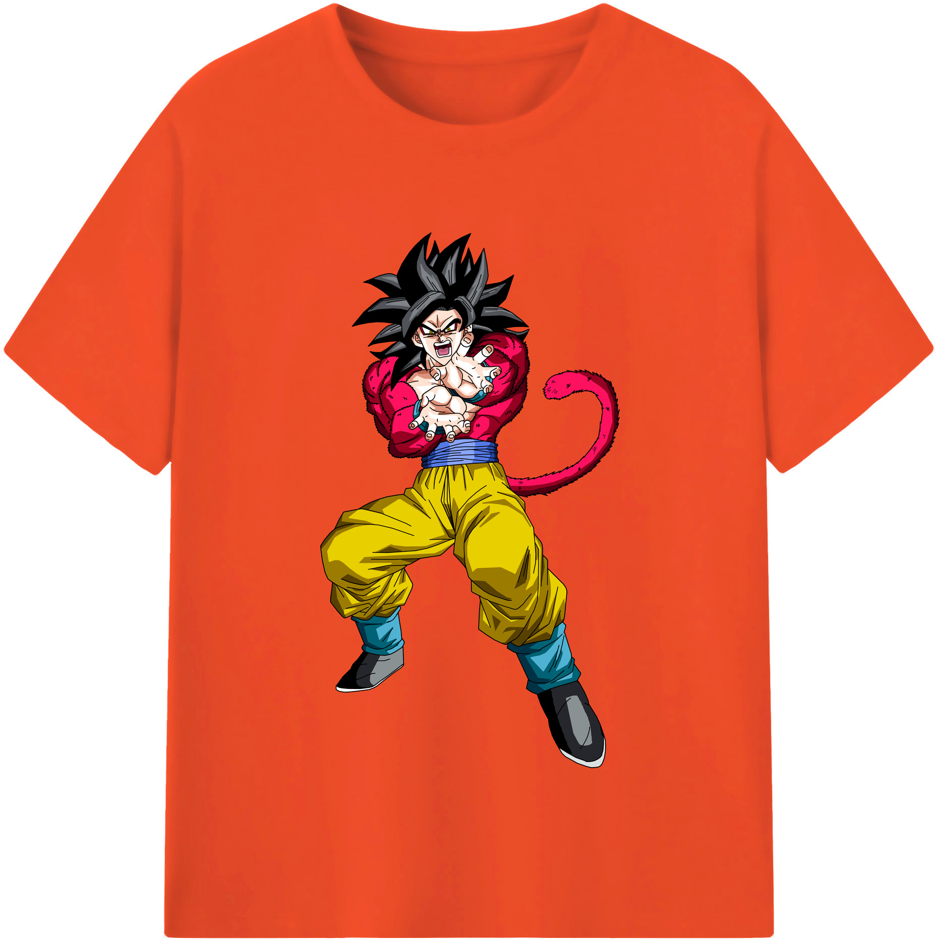 （画像用） ドラゴンボール 孫悟空（そん ごくう）Son Goku カカロット DRAGON BALL Kakarotto 綿100％半袖Tシャツ（フロントプリント）