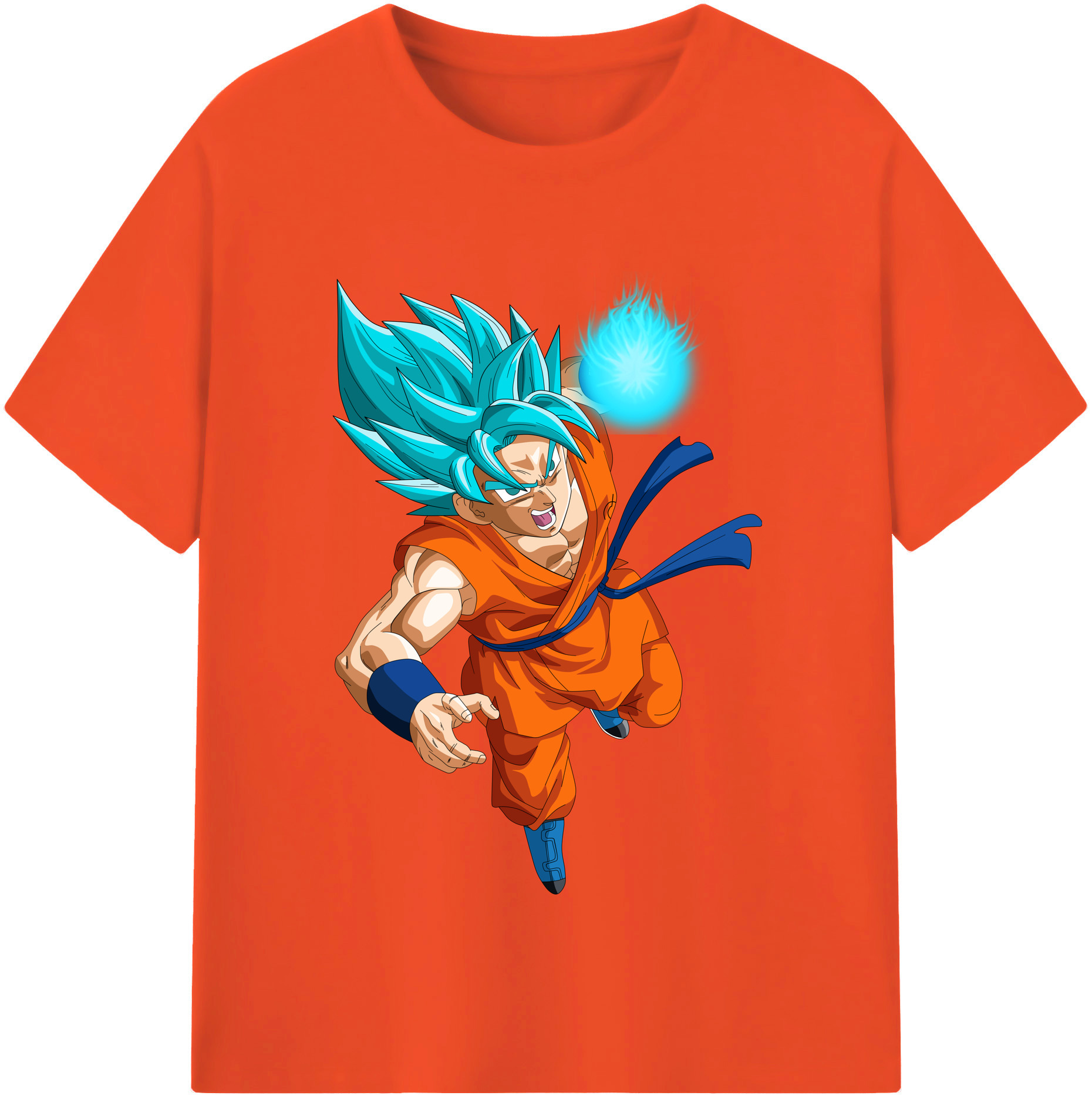 （画像用） ドラゴンボール 孫悟空（そん ごくう）Son Goku カカロット DRAGON BALL Kakarotto 綿100％半袖Tシャツ（フロントプリント）