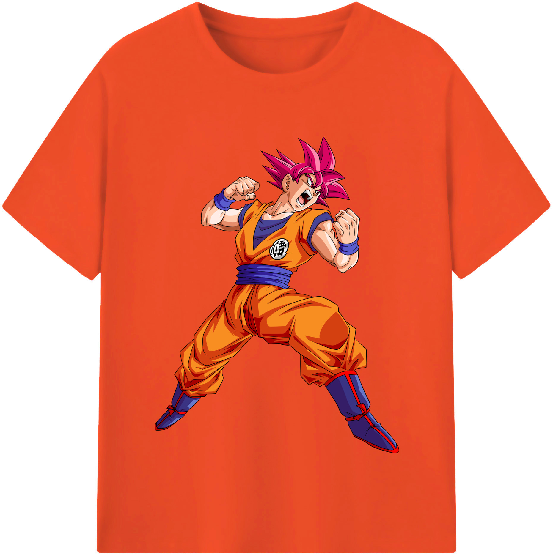（画像用） ドラゴンボール 孫悟空（そん ごくう）Son Goku カカロット DRAGON BALL Kakarotto 綿100％半袖Tシャツ（フロントプリント）