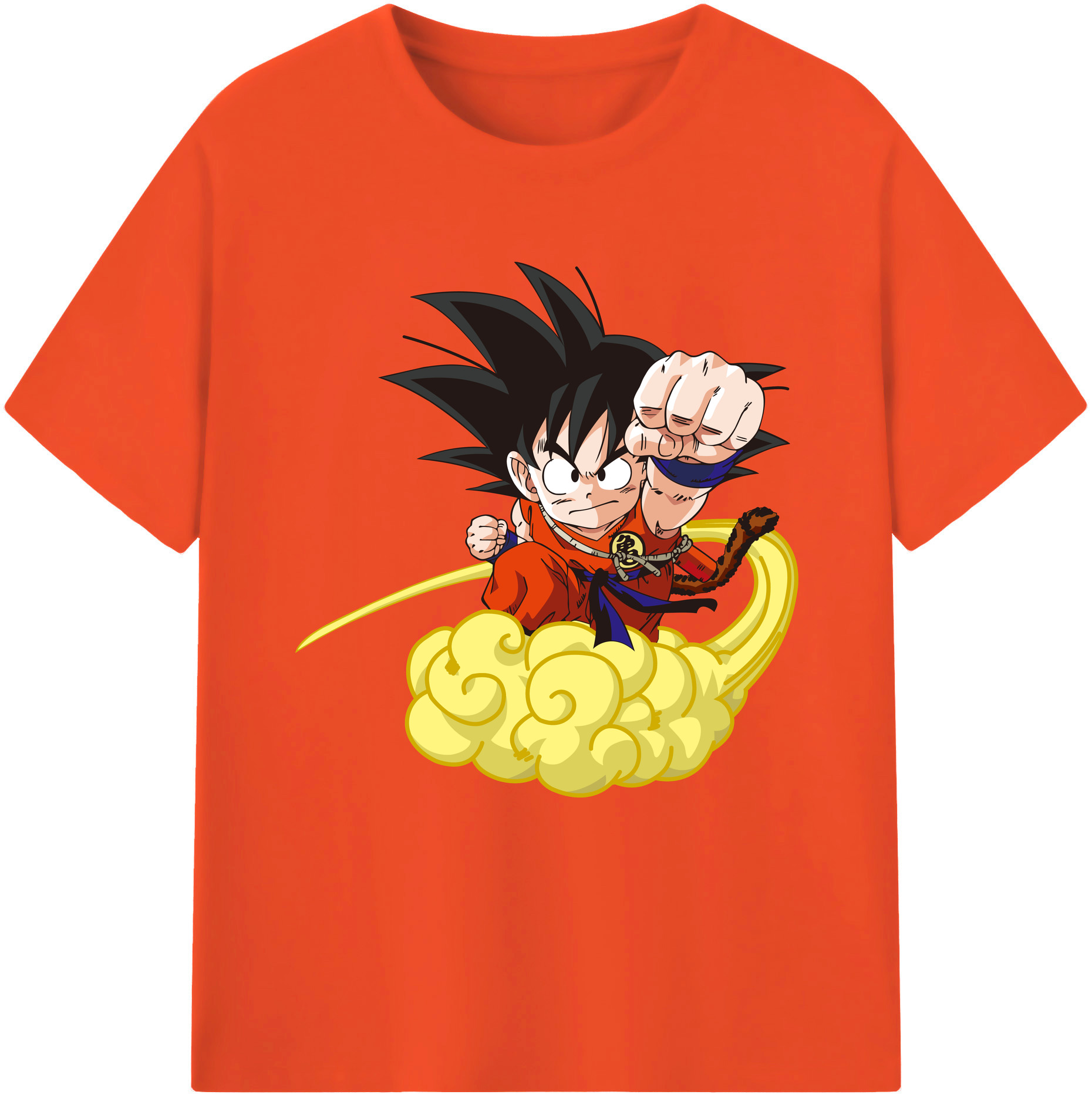 （画像用） ドラゴンボール 孫悟空（そん ごくう）Son Goku カカロット DRAGON BALL Kakarotto 綿100％半袖Tシャツ（フロントプリント）