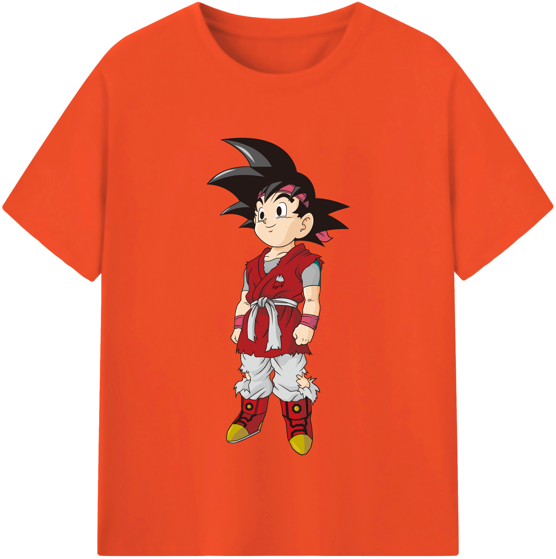 （画像用） ドラゴンボール 孫悟空（そん ごくう）Son Goku カカロット DRAGON BALL Kakarotto 綿100％半袖Tシャツ（フロントプリント）