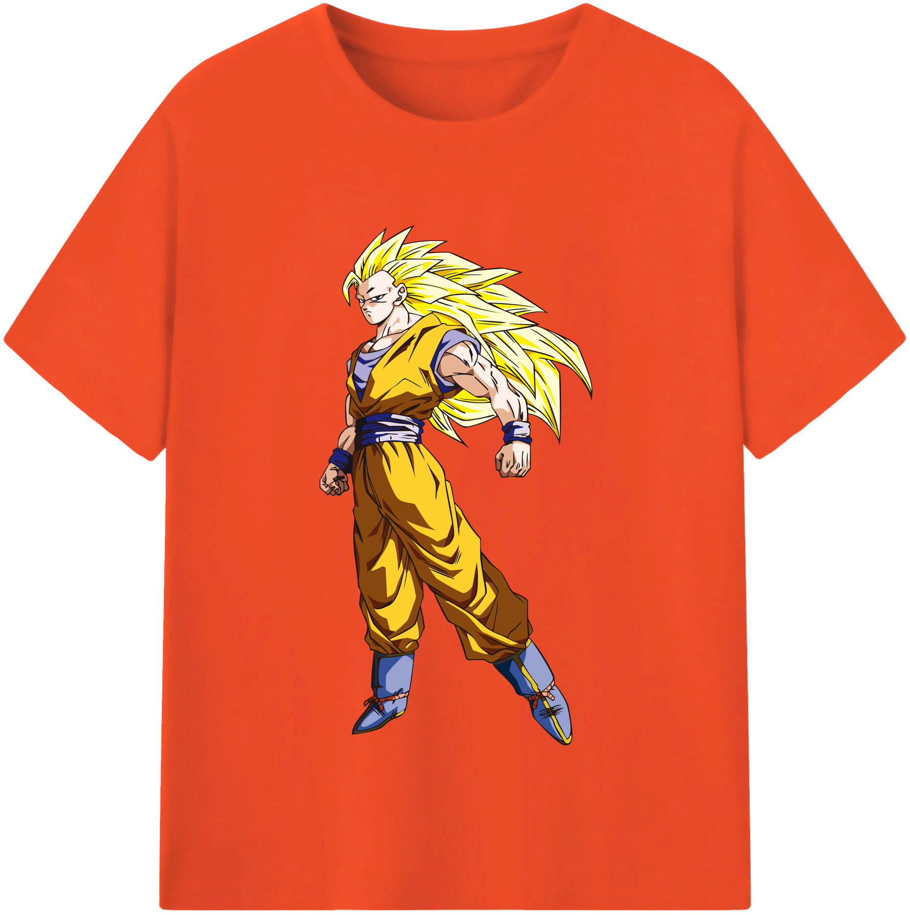 （画像用） ドラゴンボール 孫悟空（そん ごくう）Son Goku カカロット DRAGON BALL Kakarotto 綿100％半袖Tシャツ（フロントプリント）