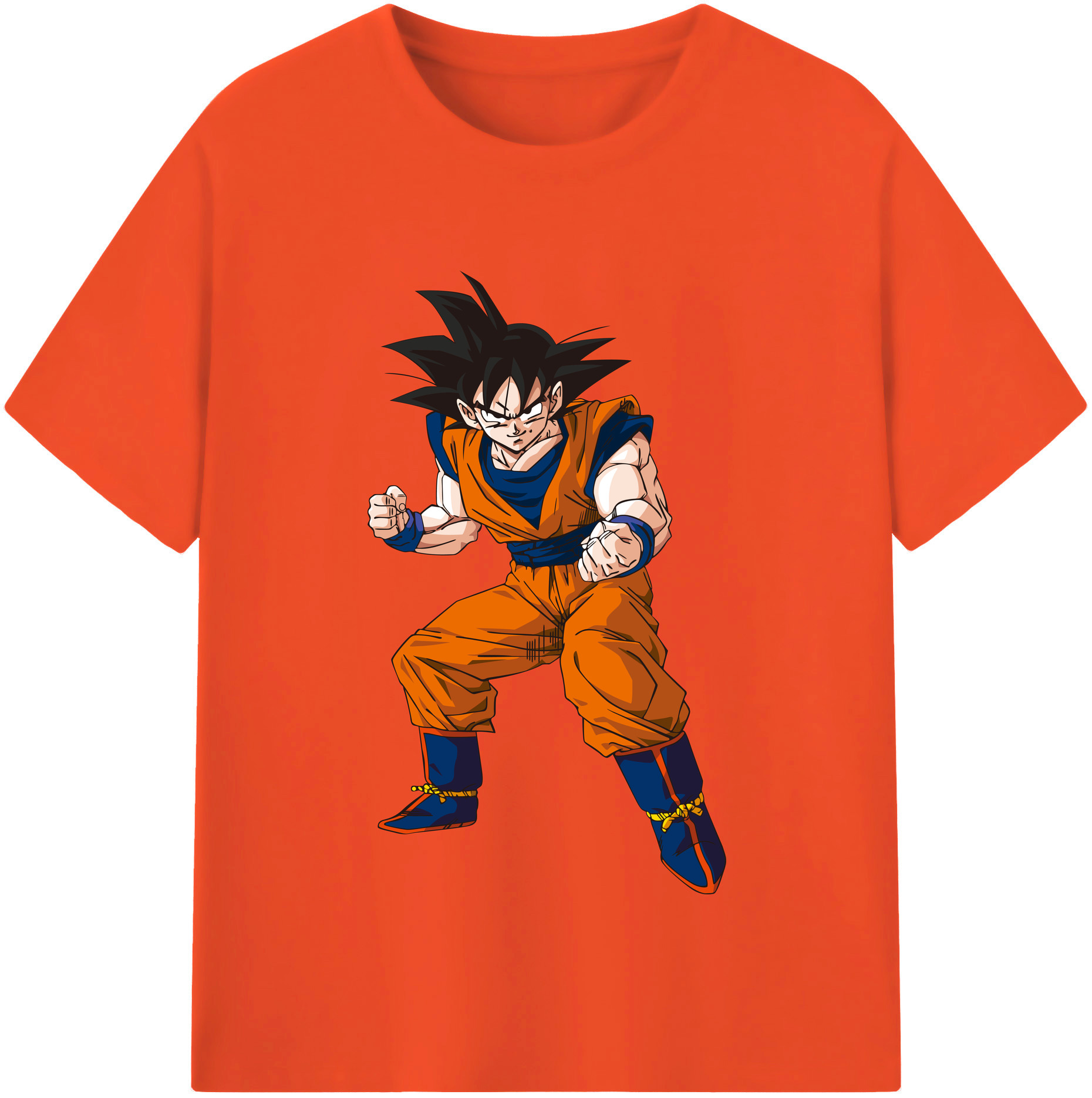 （画像用） ドラゴンボール 孫悟空（そん ごくう）Son Goku カカロット DRAGON BALL Kakarotto 綿100％半袖Tシャツ（フロントプリント）