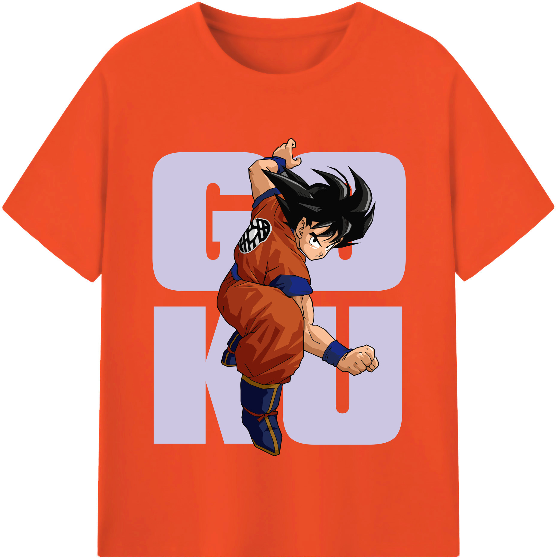 （画像用） ドラゴンボール 孫悟空（そん ごくう）Son Goku カカロット DRAGON BALL Kakarotto 綿100％半袖Tシャツ（フロントプリント）