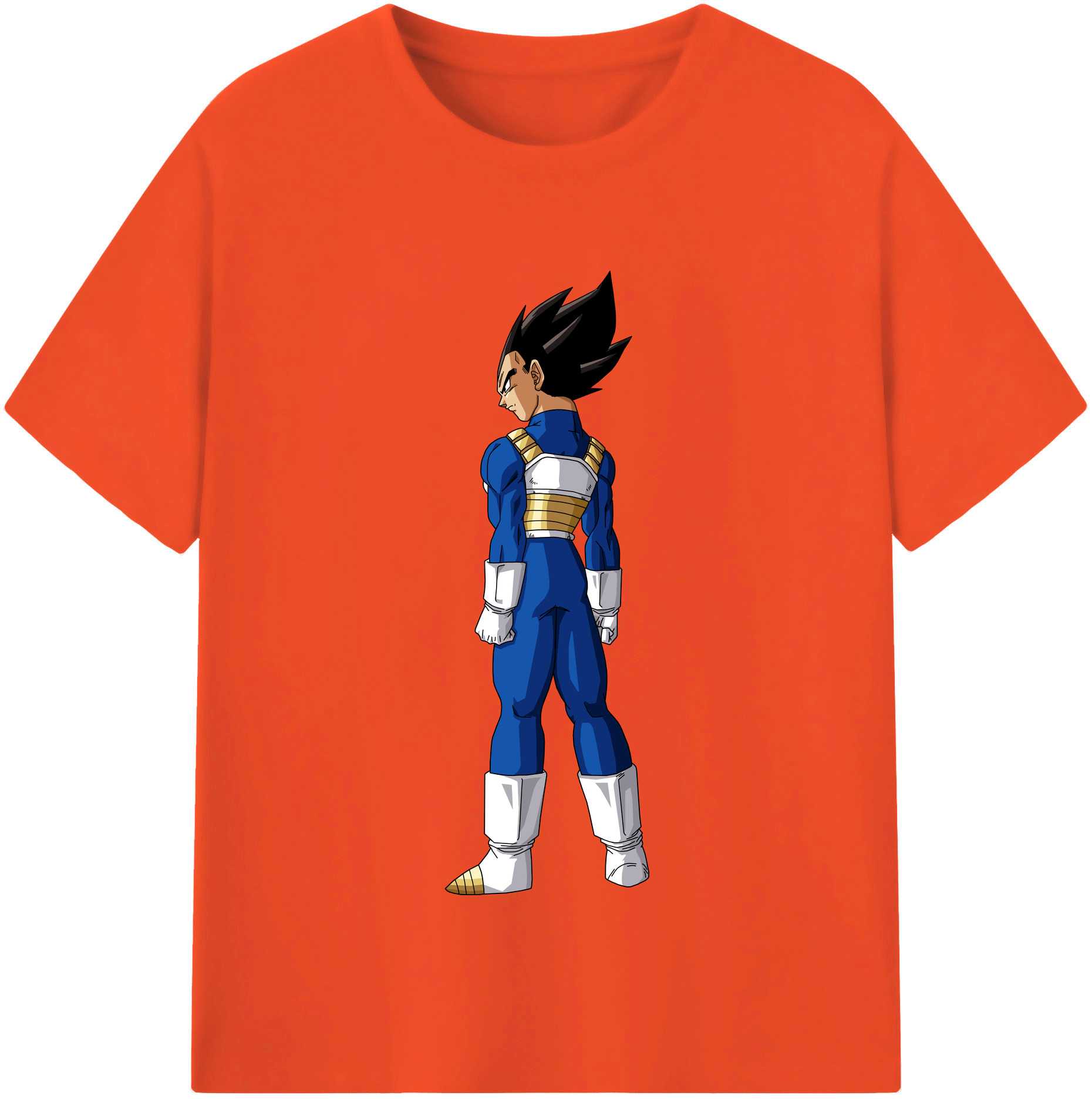 （画像用） ドラゴンボール ベジータ四世（Bejīta Yonsei）DRAGON BALL Vegeta IV 綿100％半袖Tシャツ（フロントプリント）