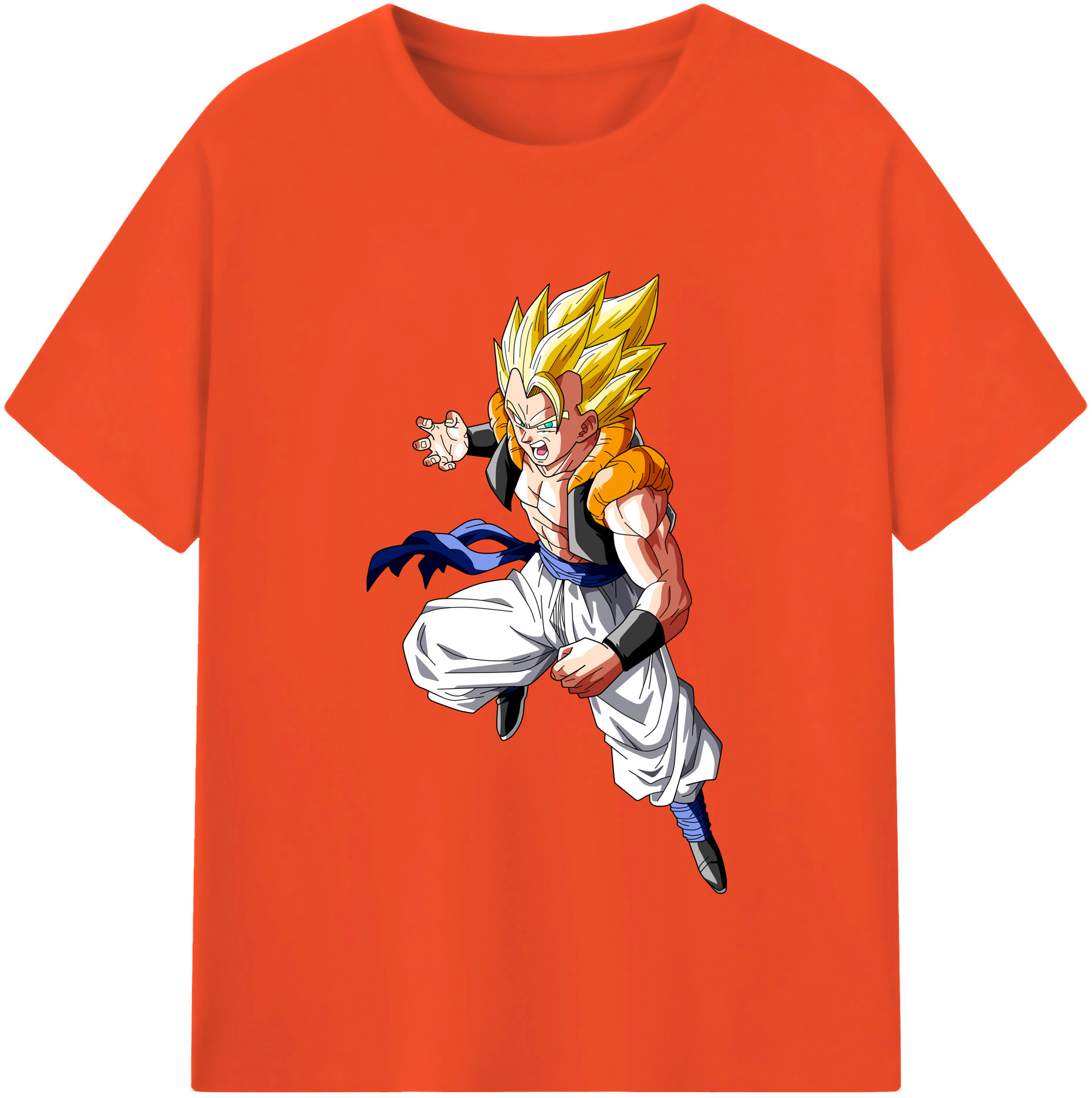 （画像用） ドラゴンボール ベジータ四世（Bejīta Yonsei）DRAGON BALL Vegeta IV 綿100％半袖Tシャツ（フロントプリント）