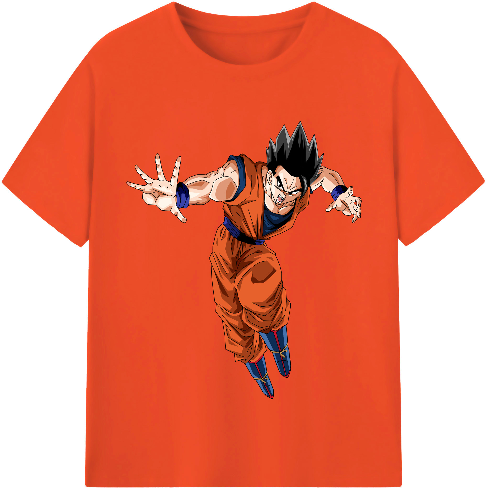 （画像用） ドラゴンボール 孫 悟飯（そんごはん）DRAGON BALL Son Gohan 綿100％半袖Tシャツ（フロントプリント）