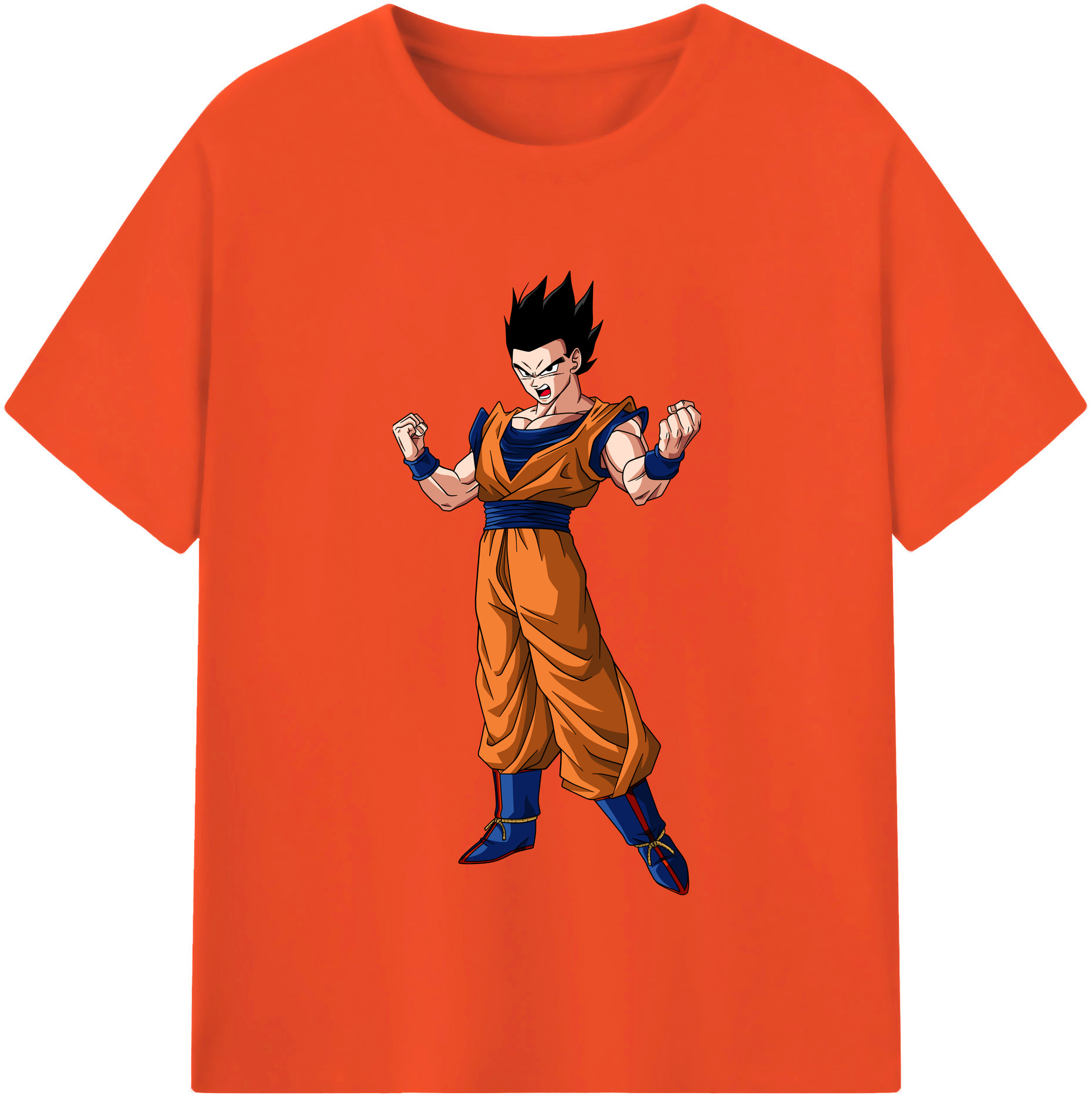 （画像用） ドラゴンボール 孫 悟飯（そんごはん）DRAGON BALL Son Gohan 綿100％半袖Tシャツ（フロントプリント）