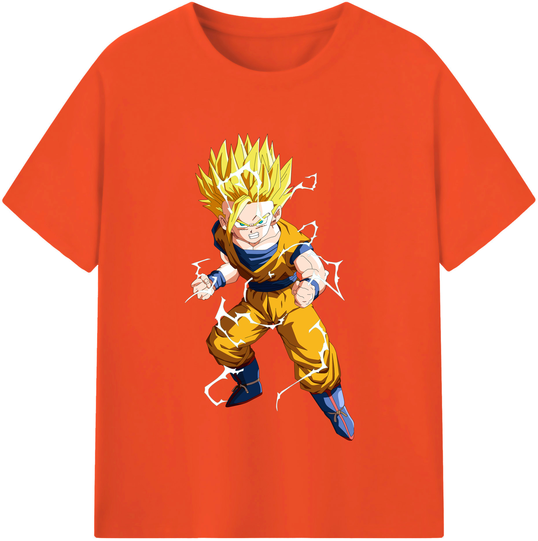 （画像用） ドラゴンボール 孫 悟飯（そんごはん）DRAGON BALL Son Gohan 綿100％半袖Tシャツ（フロントプリント）