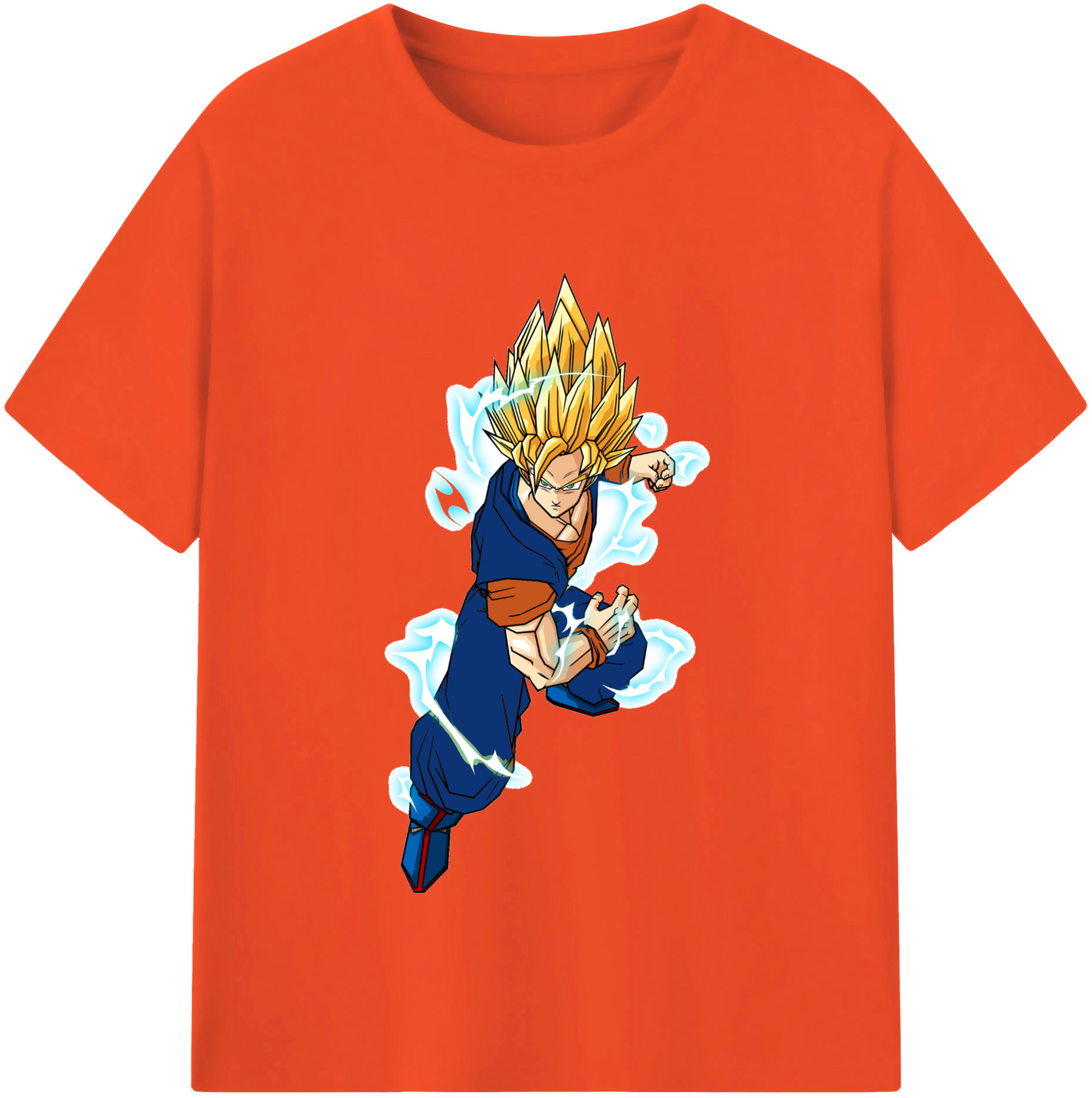 （画像用） ドラゴンボール 孫 悟飯（そんごはん）DRAGON BALL Son Gohan 綿100％半袖Tシャツ（フロントプリント）