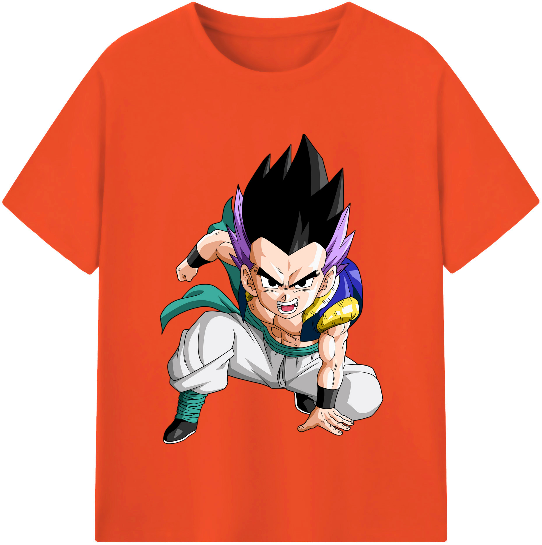 （画像用） ドラゴンボール 孫 悟飯（そんごはん）DRAGON BALL Son Gohan 綿100％半袖Tシャツ（フロントプリント）