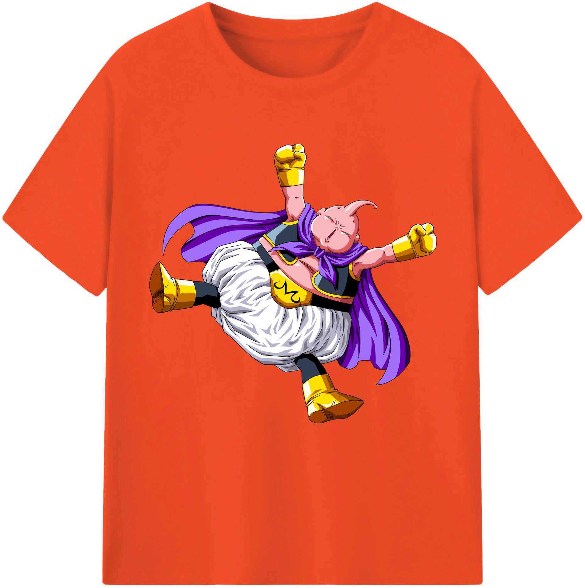 （画像用） ドラゴンボール 魔人ブウ DRAGON BALL Majin Buu 綿100％半袖Tシャツ（フロントプリント）
