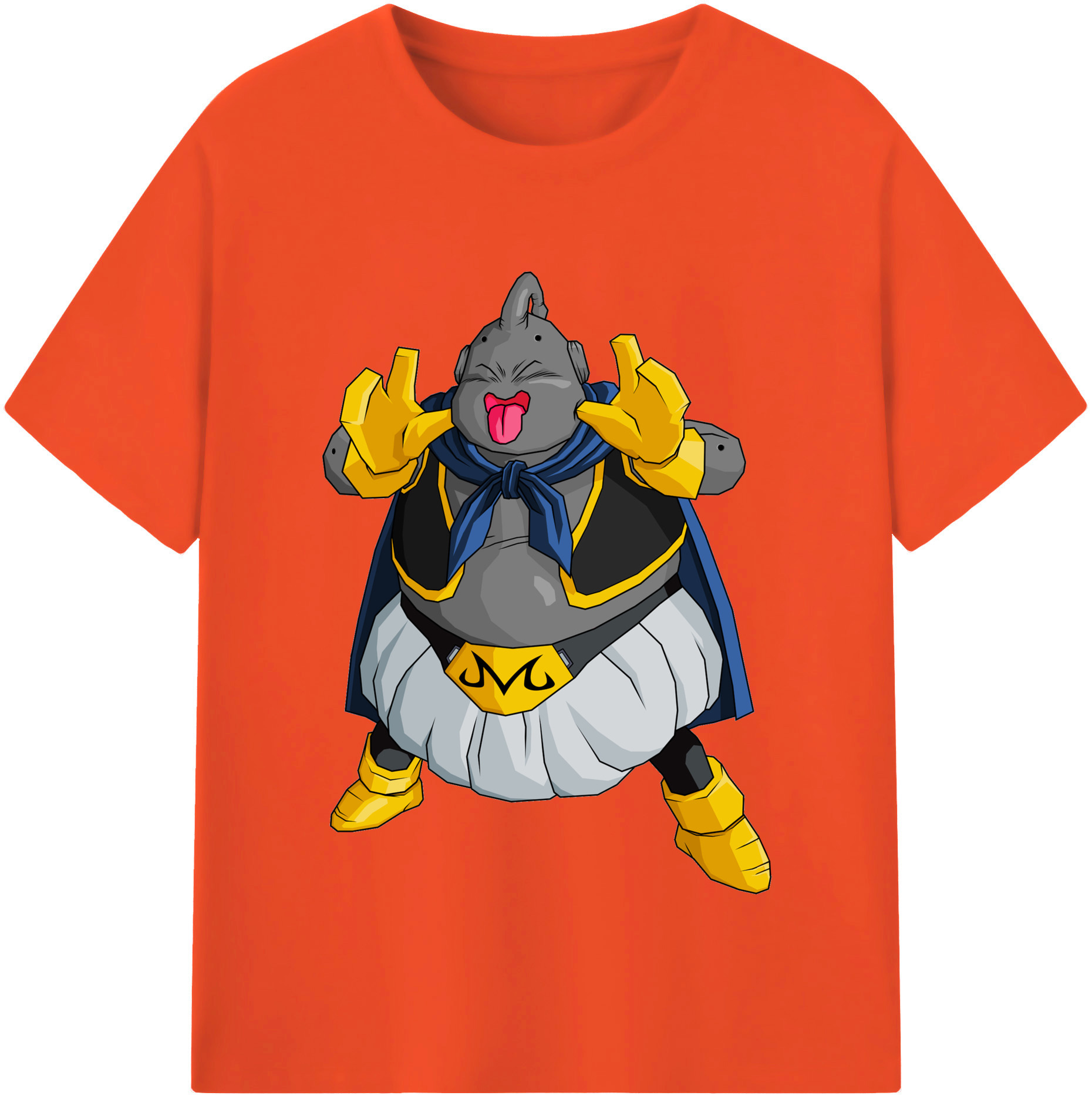 （画像用） ドラゴンボール 魔人ブウ DRAGON BALL Majin Buu 綿100％半袖Tシャツ（フロントプリント）