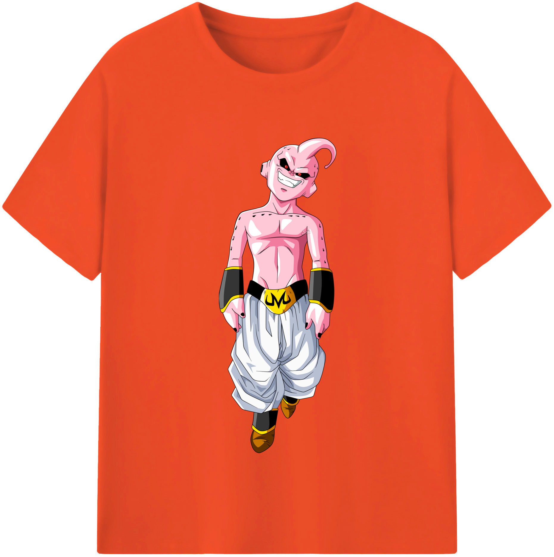 （画像用） ドラゴンボール 魔人ブウ DRAGON BALL Majin Buu 綿100％半袖Tシャツ（フロントプリント）