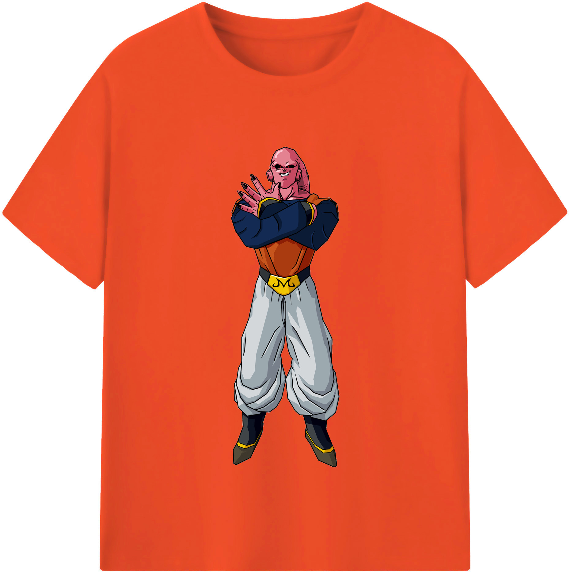 （画像用） ドラゴンボール 魔人ブウ DRAGON BALL Majin Buu 綿100％半袖Tシャツ（フロントプリント）