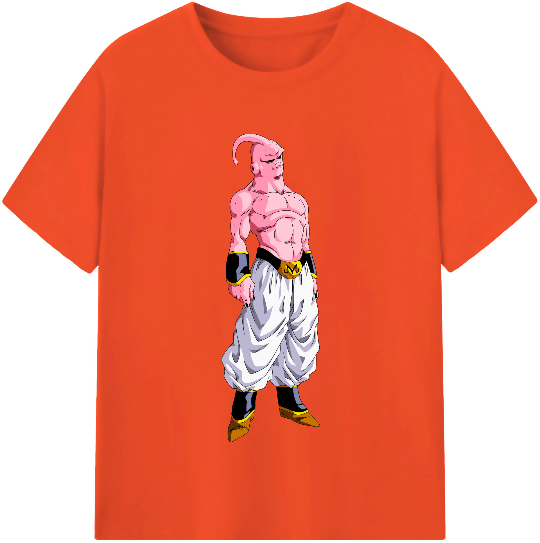 （画像用） ドラゴンボール 魔人ブウ DRAGON BALL Majin Buu 綿100％半袖Tシャツ（フロントプリント）