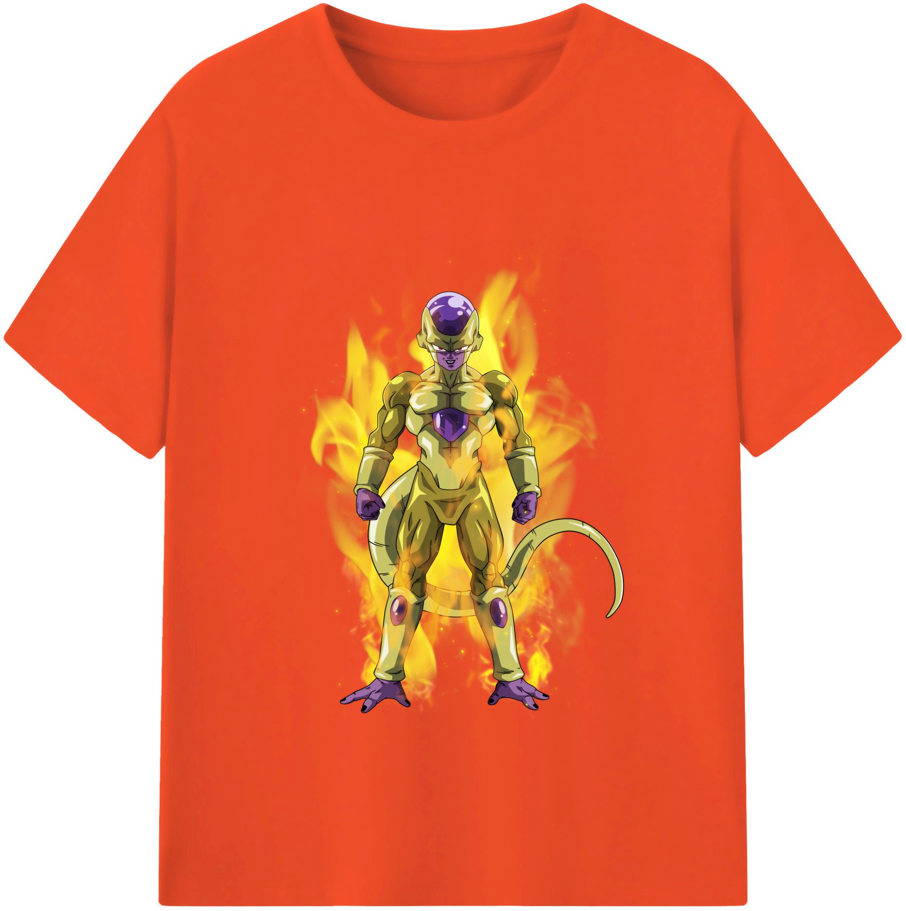 （画像用） ドラゴンボール フリーザ DRAGON BALL Frieza 綿100％半袖Tシャツ（フロントプリント）