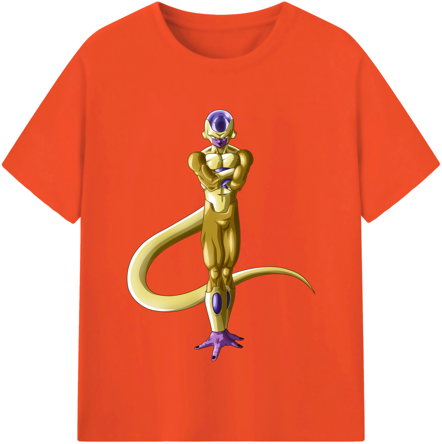 （画像用） ドラゴンボール フリーザ DRAGON BALL Frieza 綿100％半袖Tシャツ（フロントプリント）