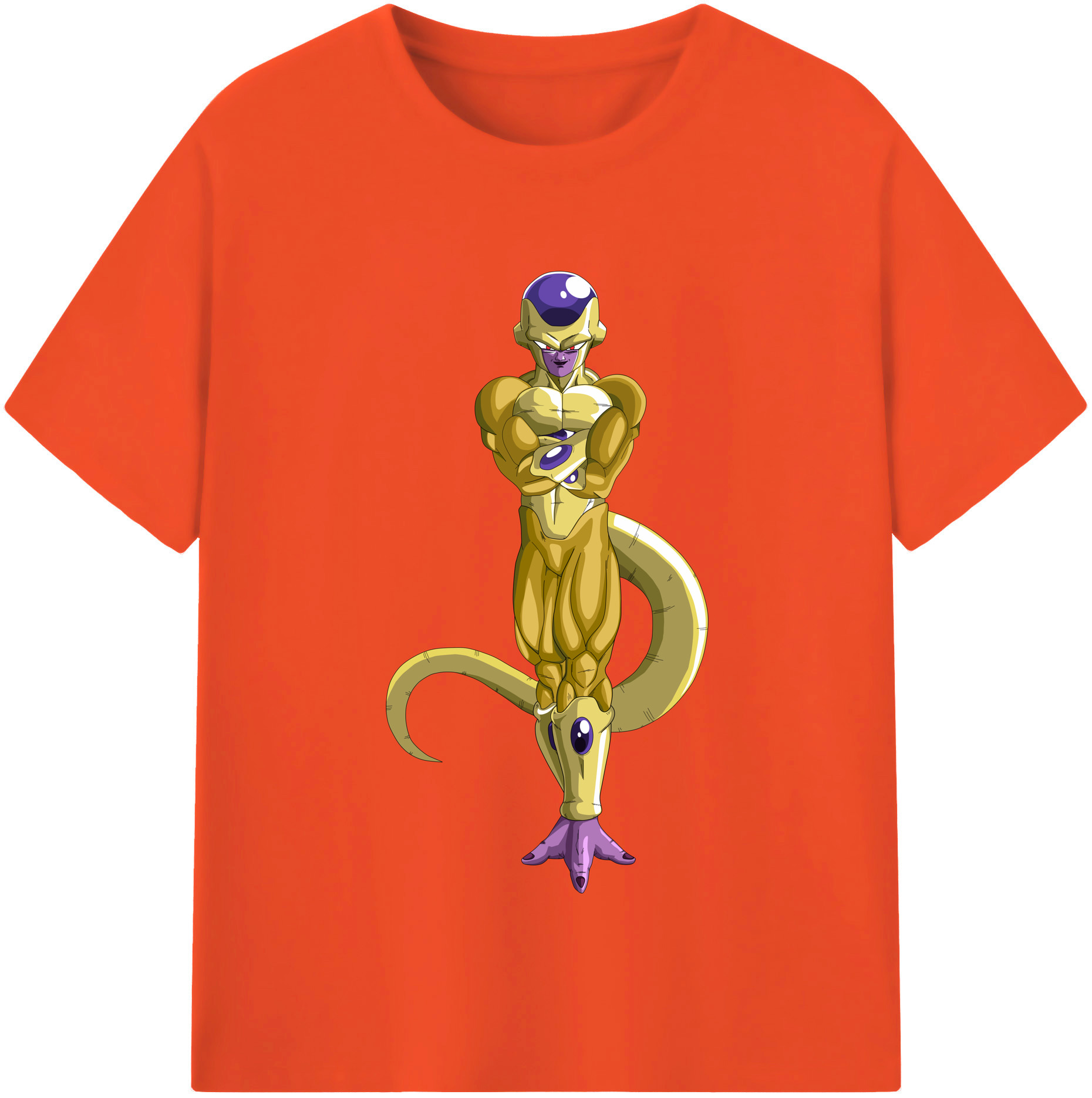 （画像用） ドラゴンボール フリーザ DRAGON BALL Frieza 綿100％半袖Tシャツ（フロントプリント）