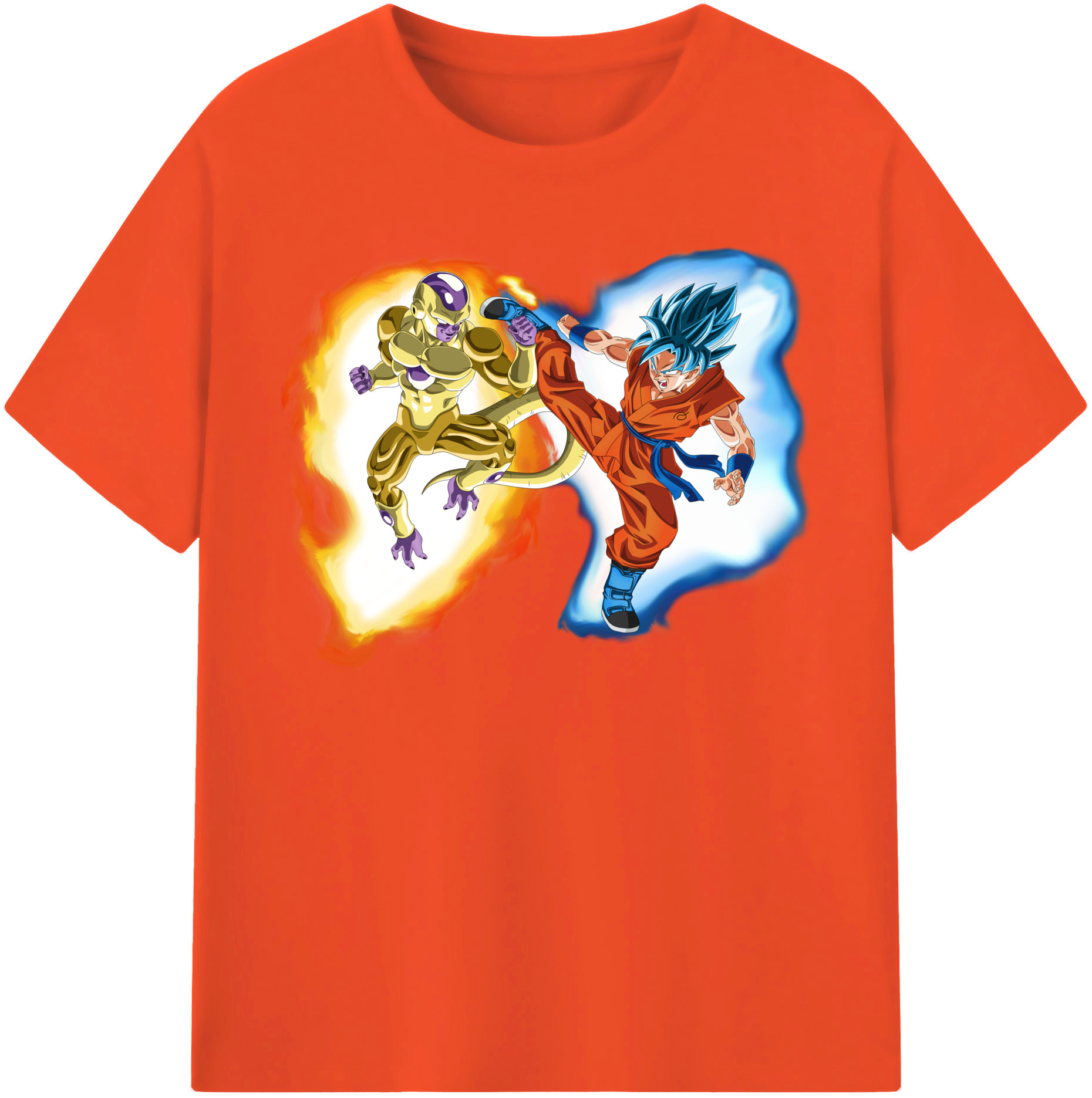 （画像用） ドラゴンボール フリーザ DRAGON BALL Frieza 綿100％半袖Tシャツ（フロントプリント）
