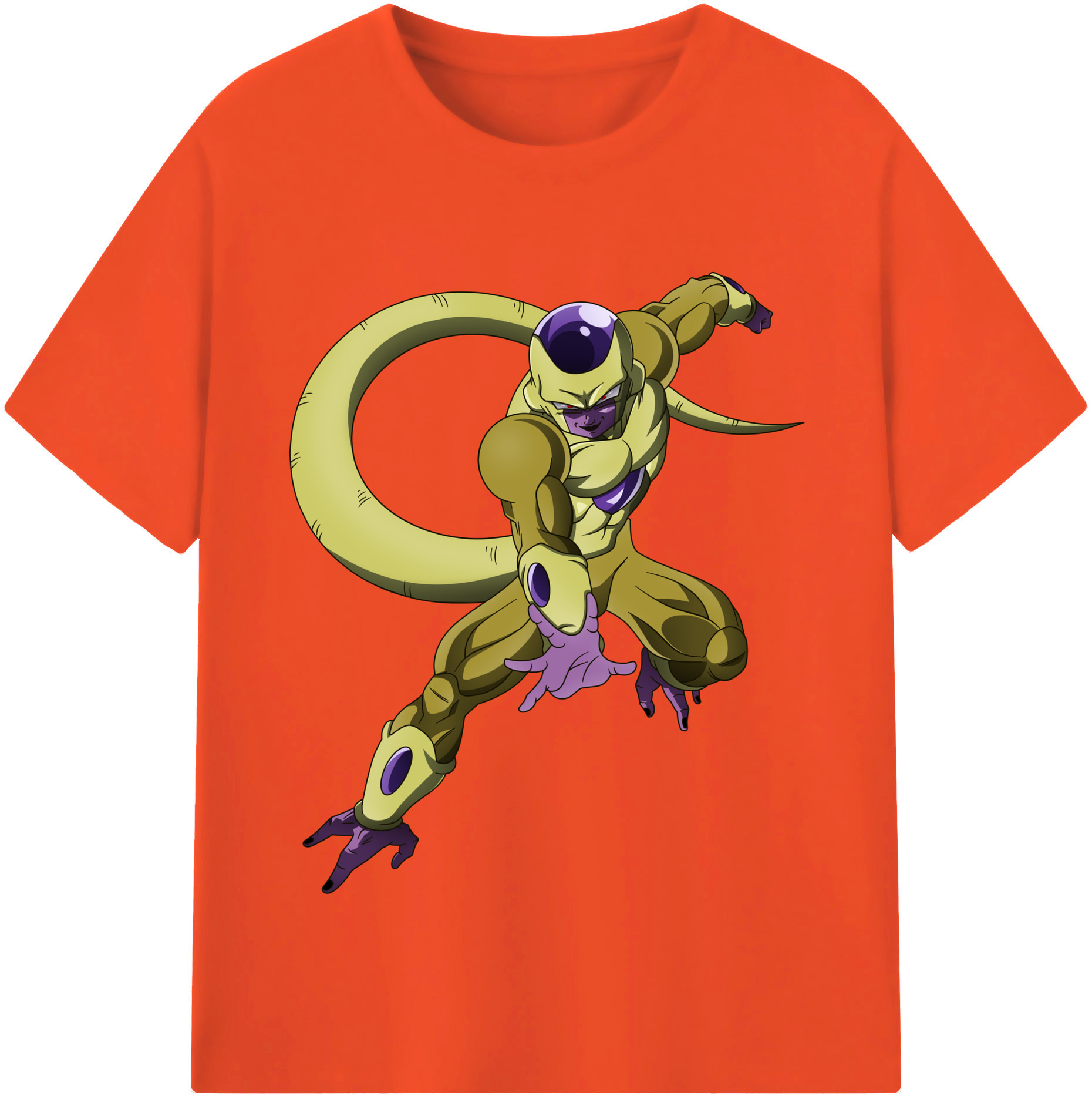 （画像用） ドラゴンボール フリーザ DRAGON BALL Frieza 綿100％半袖Tシャツ（フロントプリント）