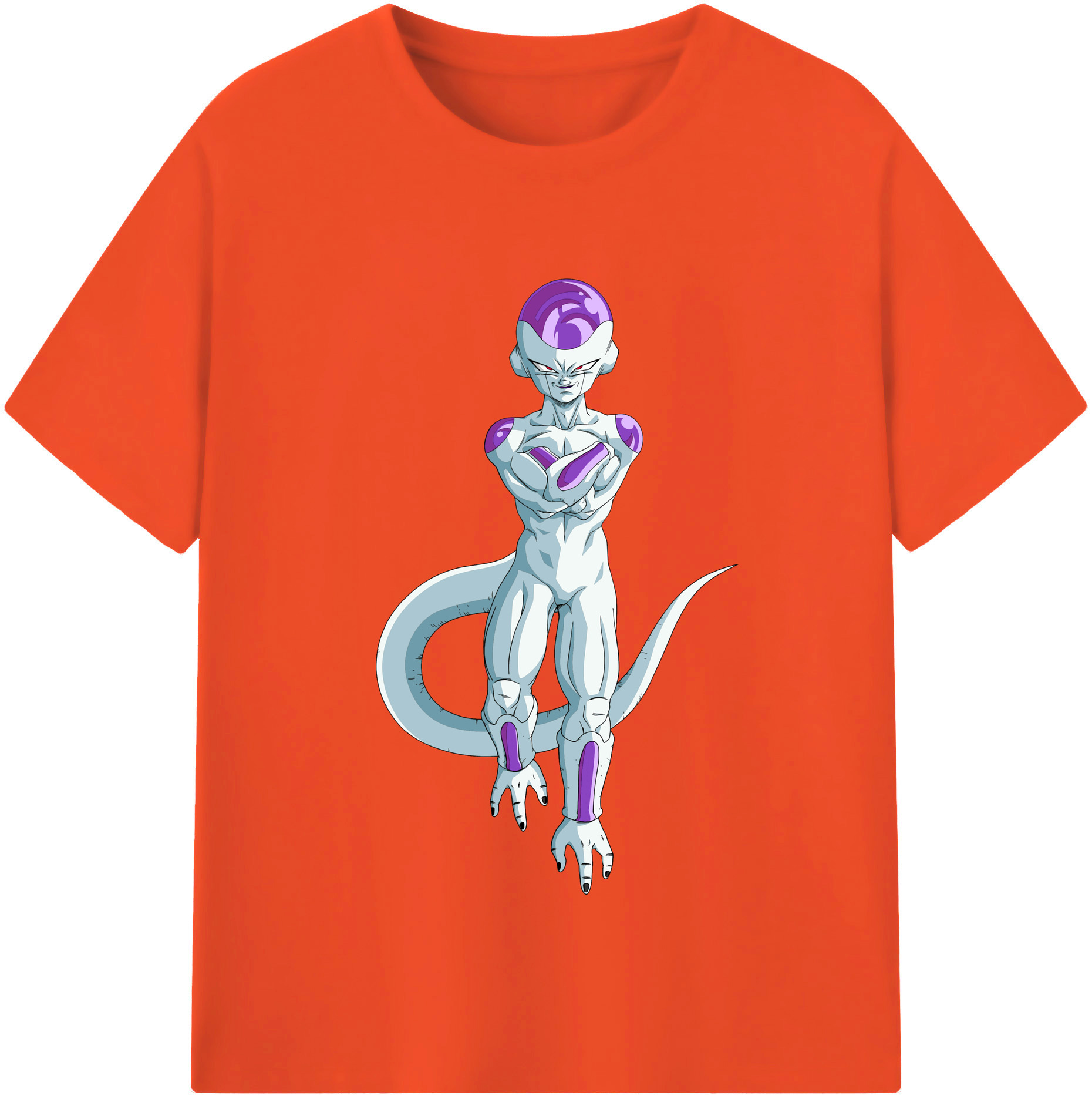 （画像用） ドラゴンボール フリーザ DRAGON BALL Frieza 綿100％半袖Tシャツ（フロントプリント）