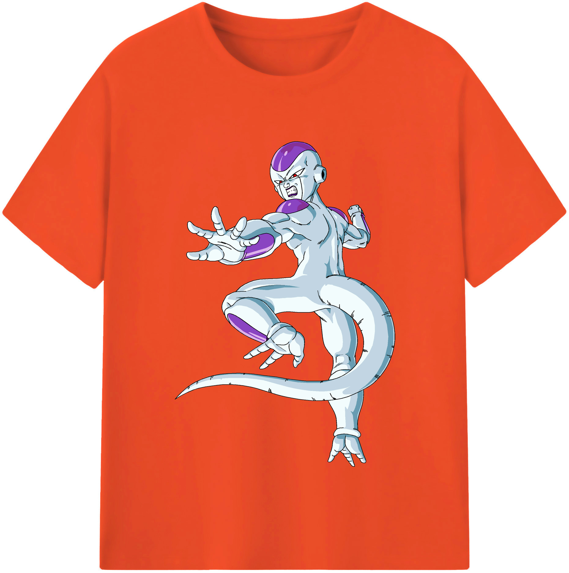 （画像用） ドラゴンボール フリーザ DRAGON BALL Frieza 綿100％半袖Tシャツ（フロントプリント）
