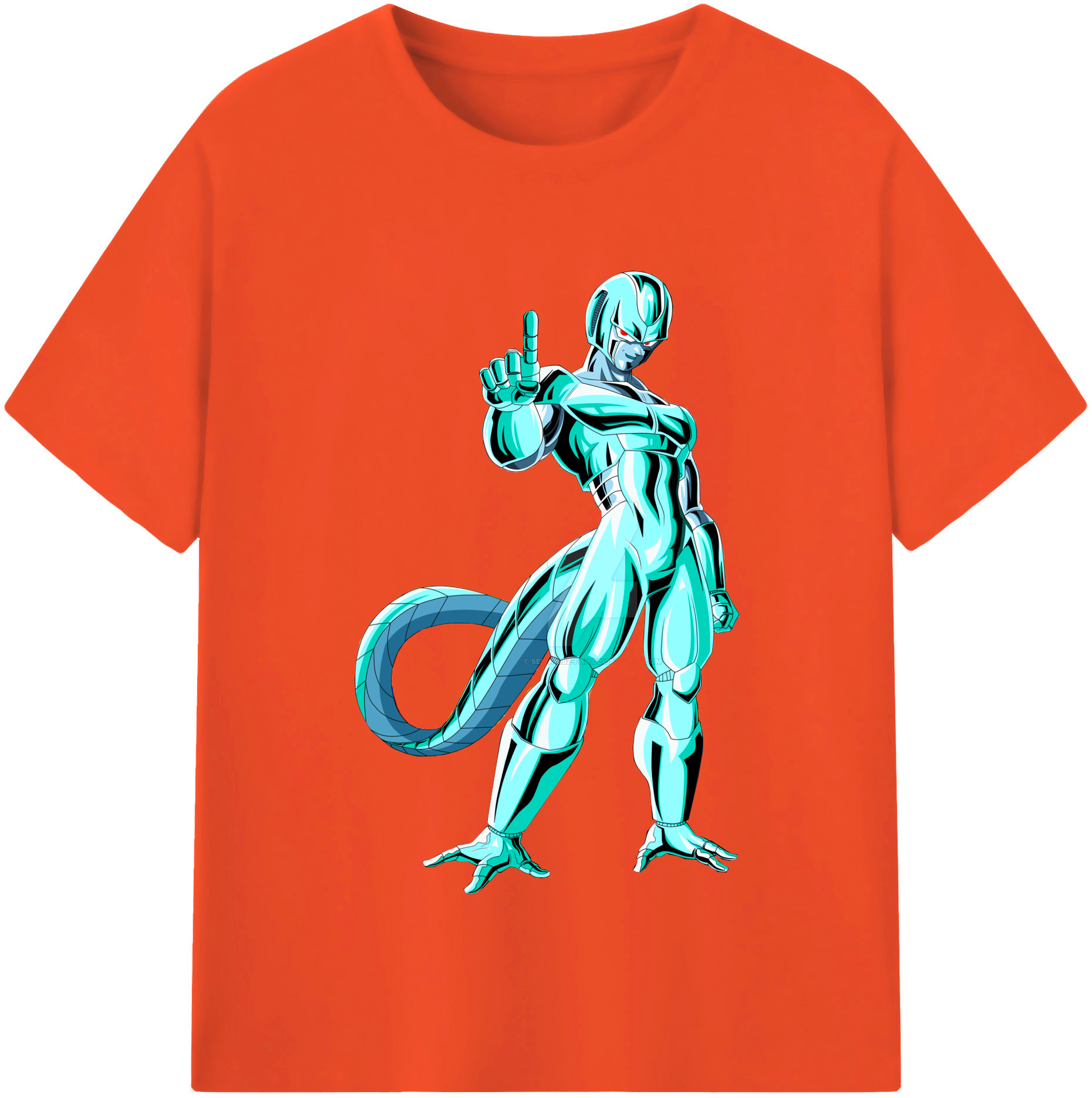 （画像用） ドラゴンボール クウラ DRAGON BALL Cooler Coora 綿100％半袖Tシャツ（フロントプリント）