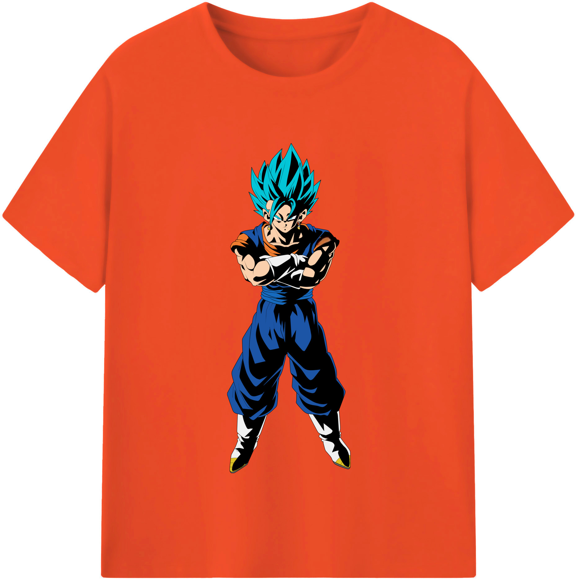 （画像用） ドラゴンボール ベジット DRAGON BALL Vegetto 綿100％半袖Tシャツ（フロントプリント）