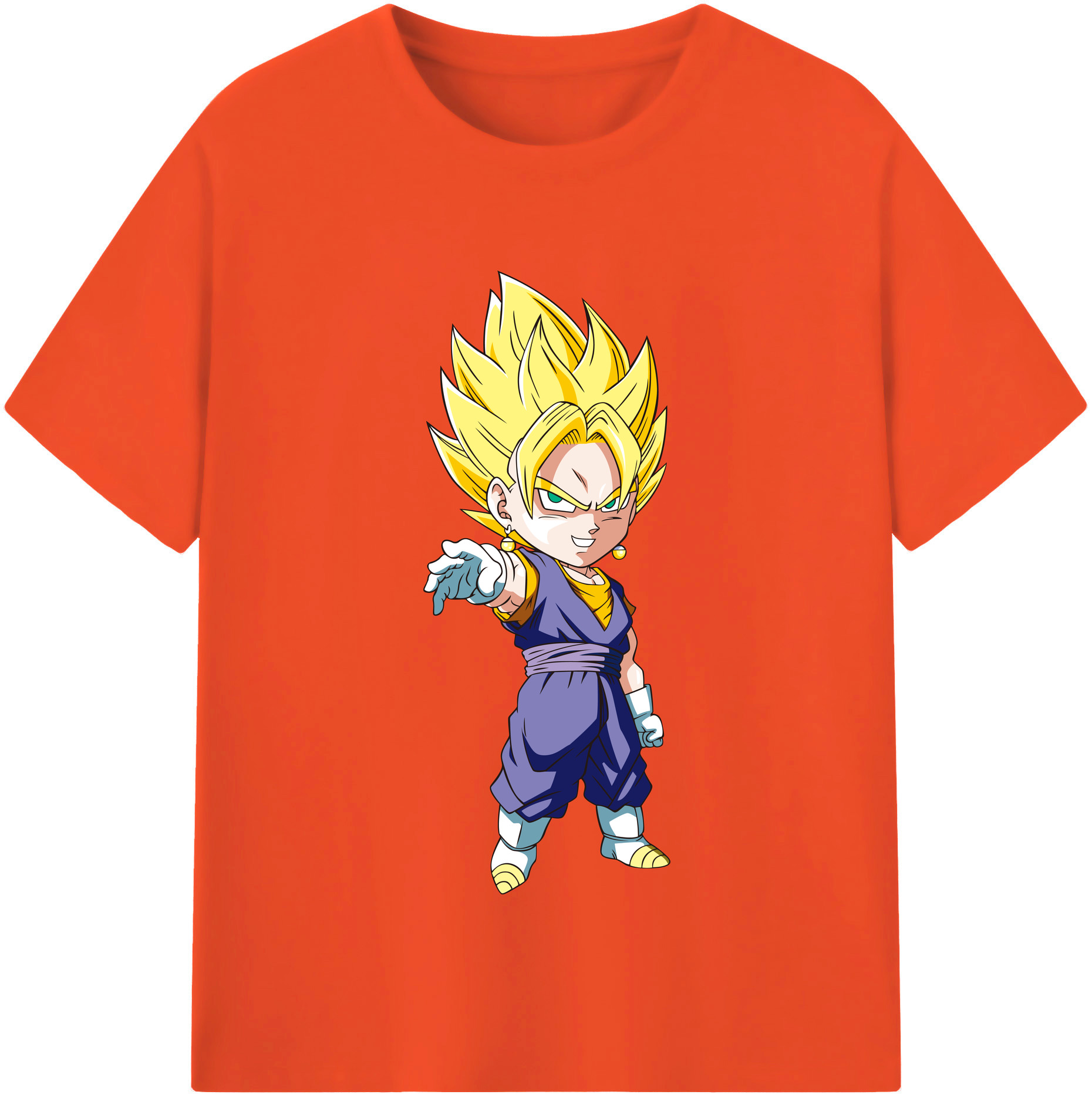 （画像用） ドラゴンボール ベジット DRAGON BALL Vegetto 綿100％半袖Tシャツ（フロントプリント）