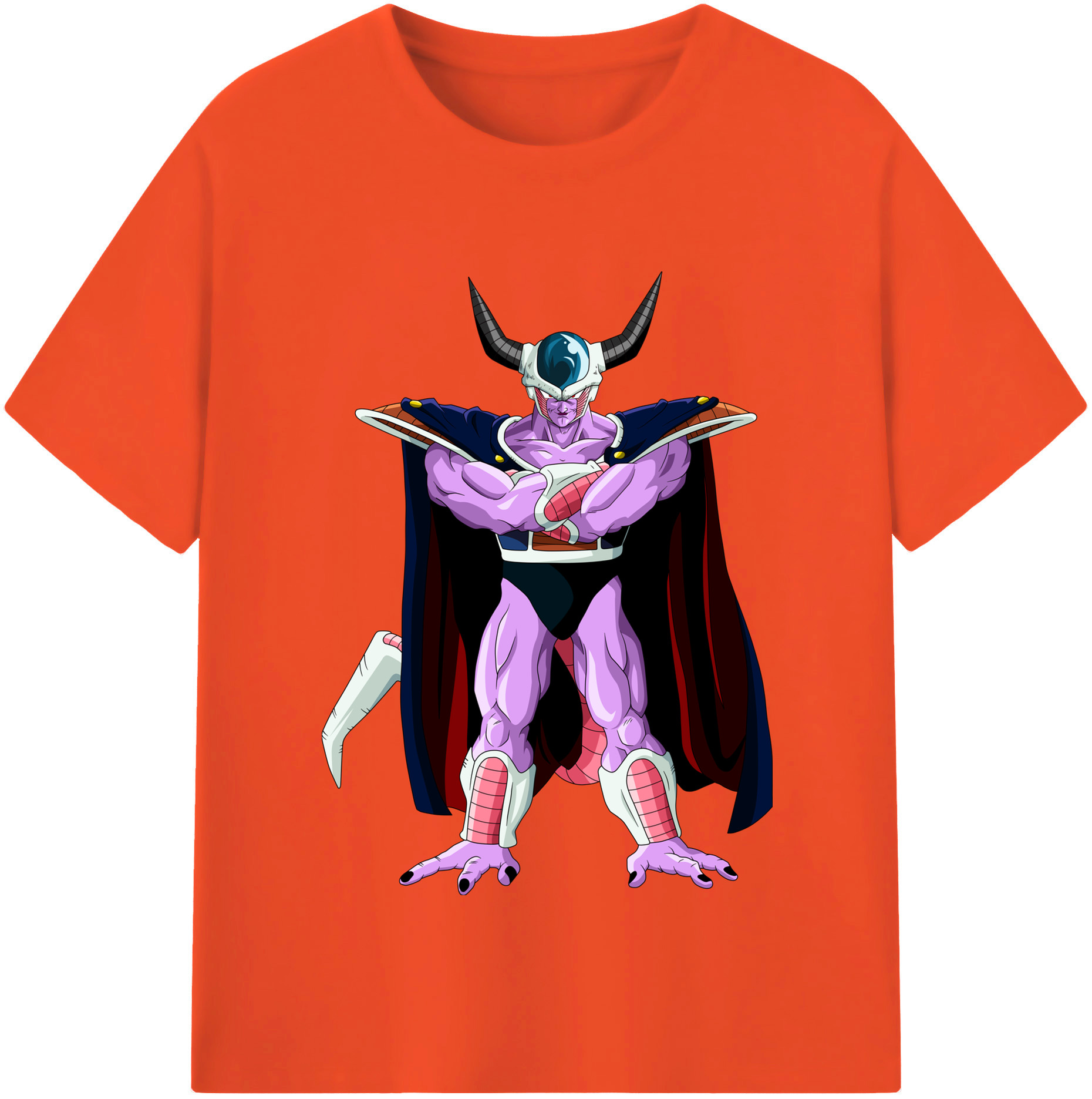 （画像用） ドラゴンボール コルド大王 DRAGON BALL King Cold 綿100％半袖Tシャツ（フロントプリント）