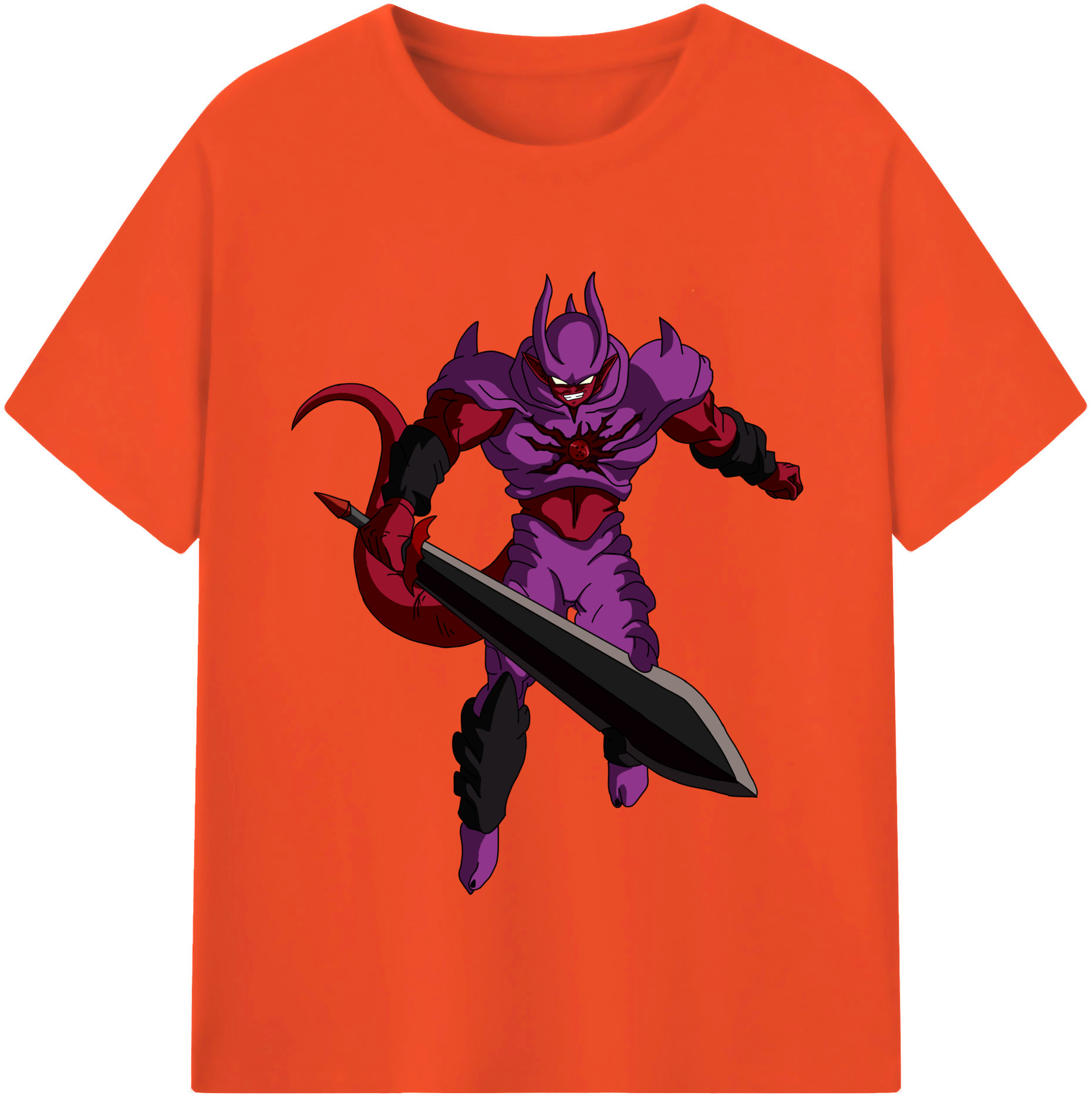 （画像用） ドラゴンボール ジャネンバ DRAGON BALL Janemba 綿100％半袖Tシャツ（フロントプリント）
