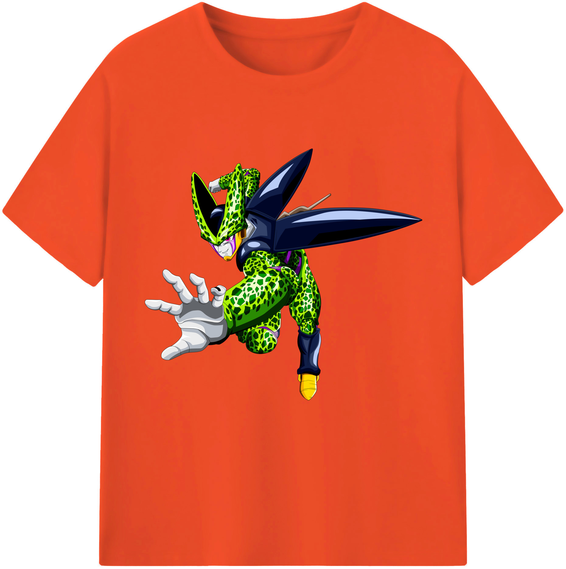 （画像用） ドラゴンボール セル DRAGON BALL Cell 綿100％半袖Tシャツ（フロントプリント）