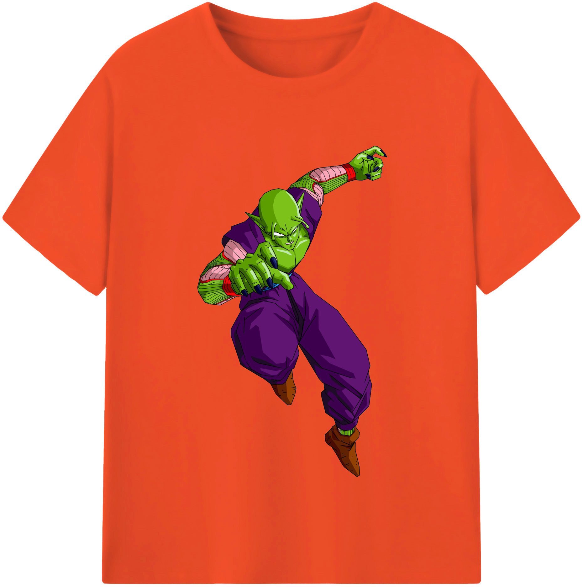 （画像用） ドラゴンボール ピッコロ DRAGON BALL Piccolo 綿100％半袖Tシャツ（フロントプリント）