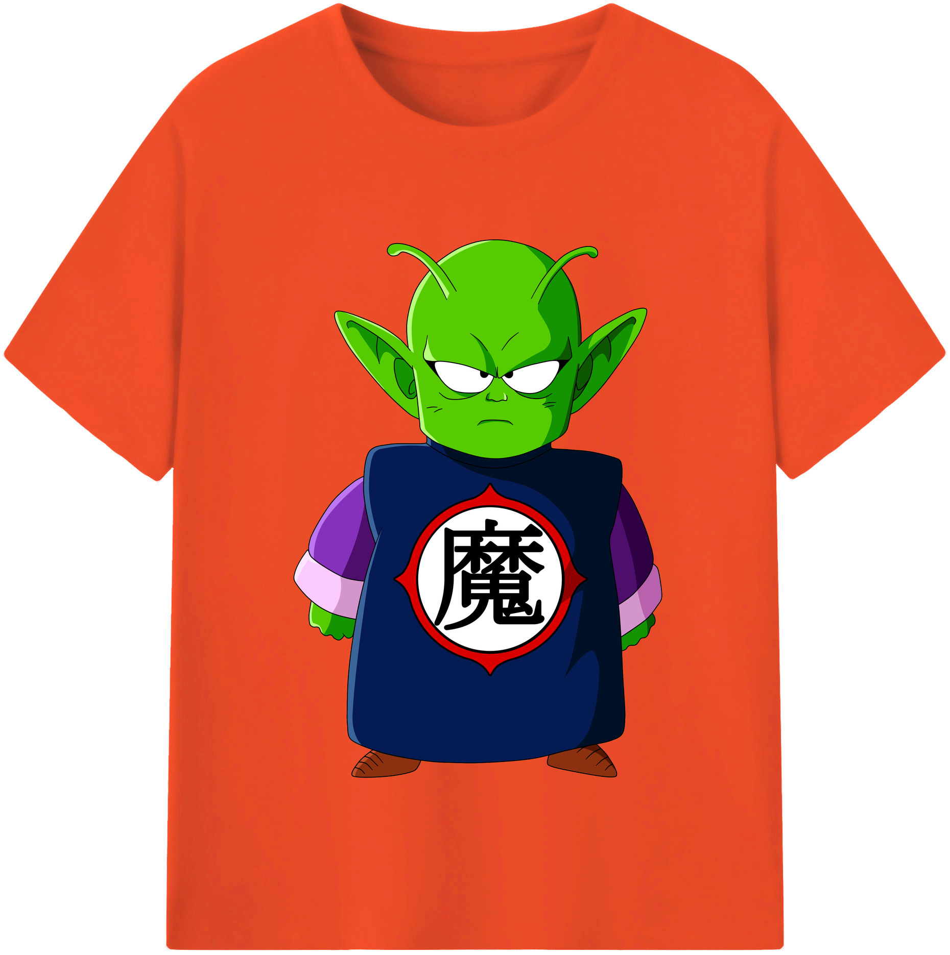 （画像用） ドラゴンボール ピッコロ DRAGON BALL Piccolo 綿100％半袖Tシャツ（フロントプリント）