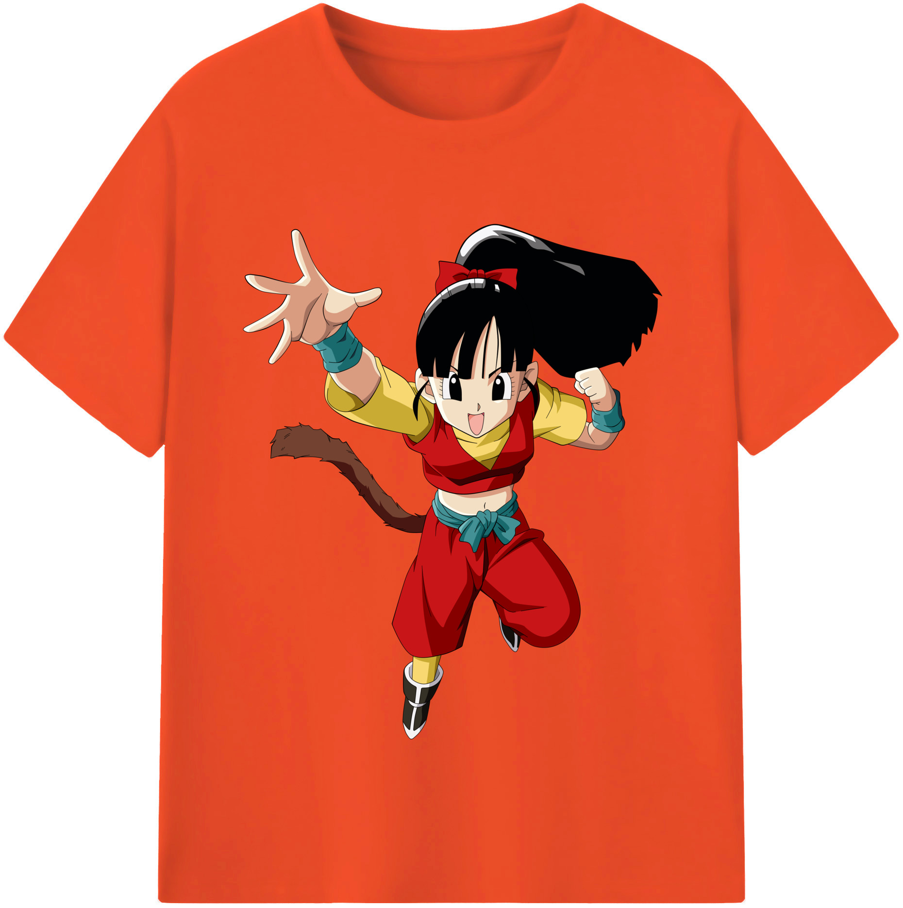 （画像用） ドラゴンボール パン DRAGON BALL Pan 綿100％半袖Tシャツ（フロントプリント）