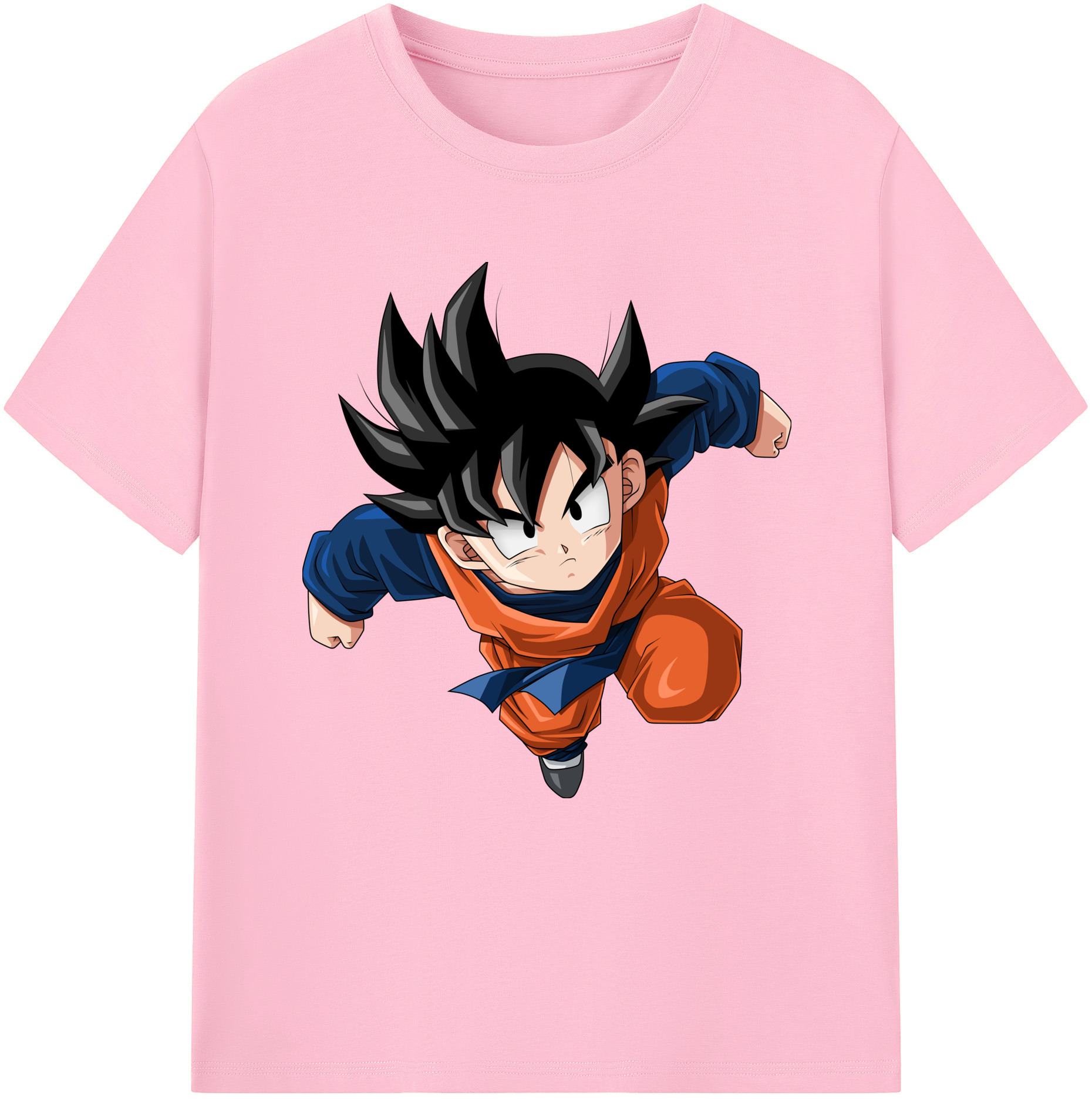 （画像用） ドラゴンボール 孫悟空（そん ごくう）Son Goku カカロット DRAGON BALL Kakarotto 綿100％半袖Tシャツ（フロントプリント）