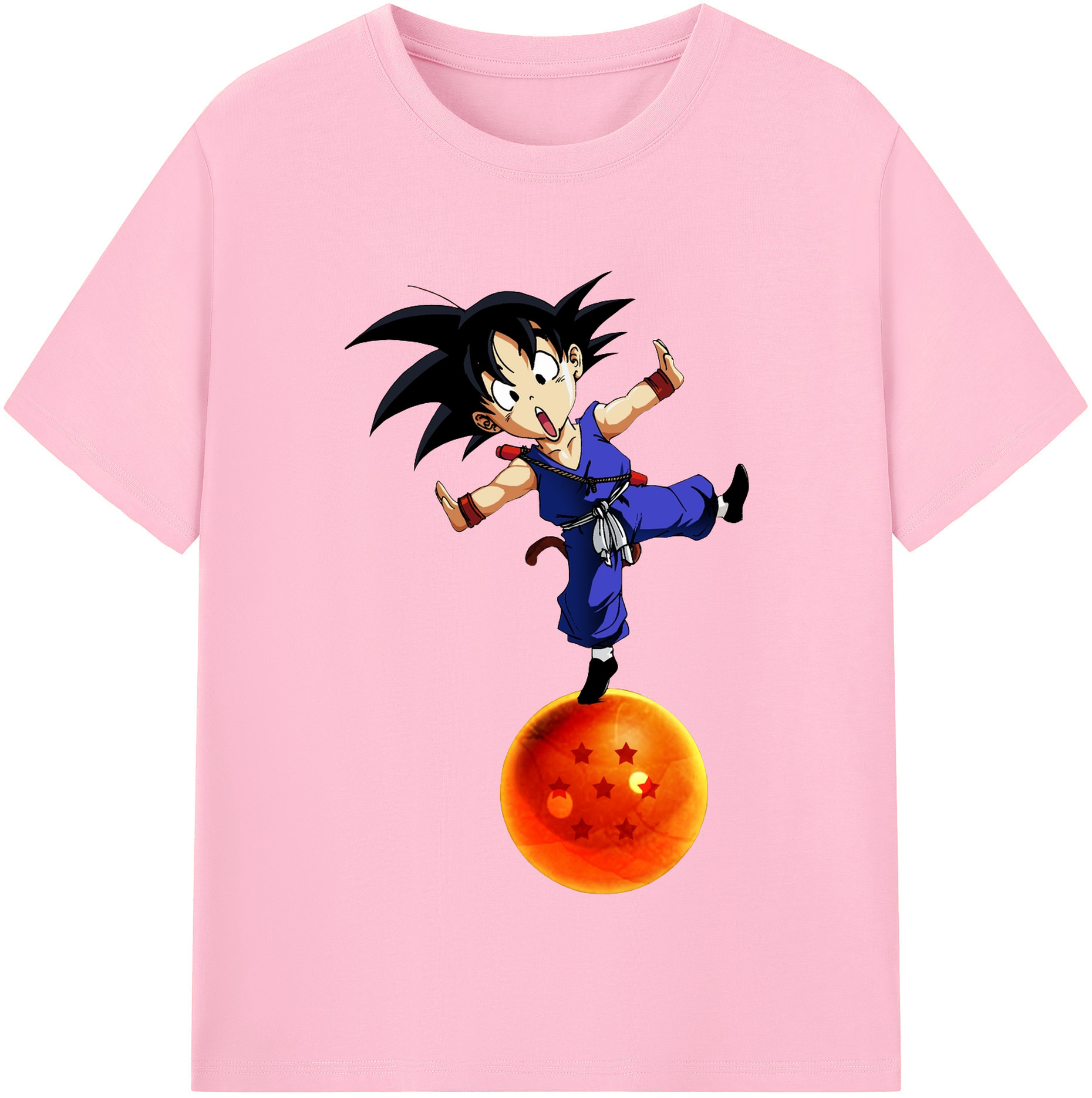 （画像用） ドラゴンボール 孫悟空（そん ごくう）Son Goku カカロット DRAGON BALL Kakarotto 綿100％半袖Tシャツ（フロントプリント）