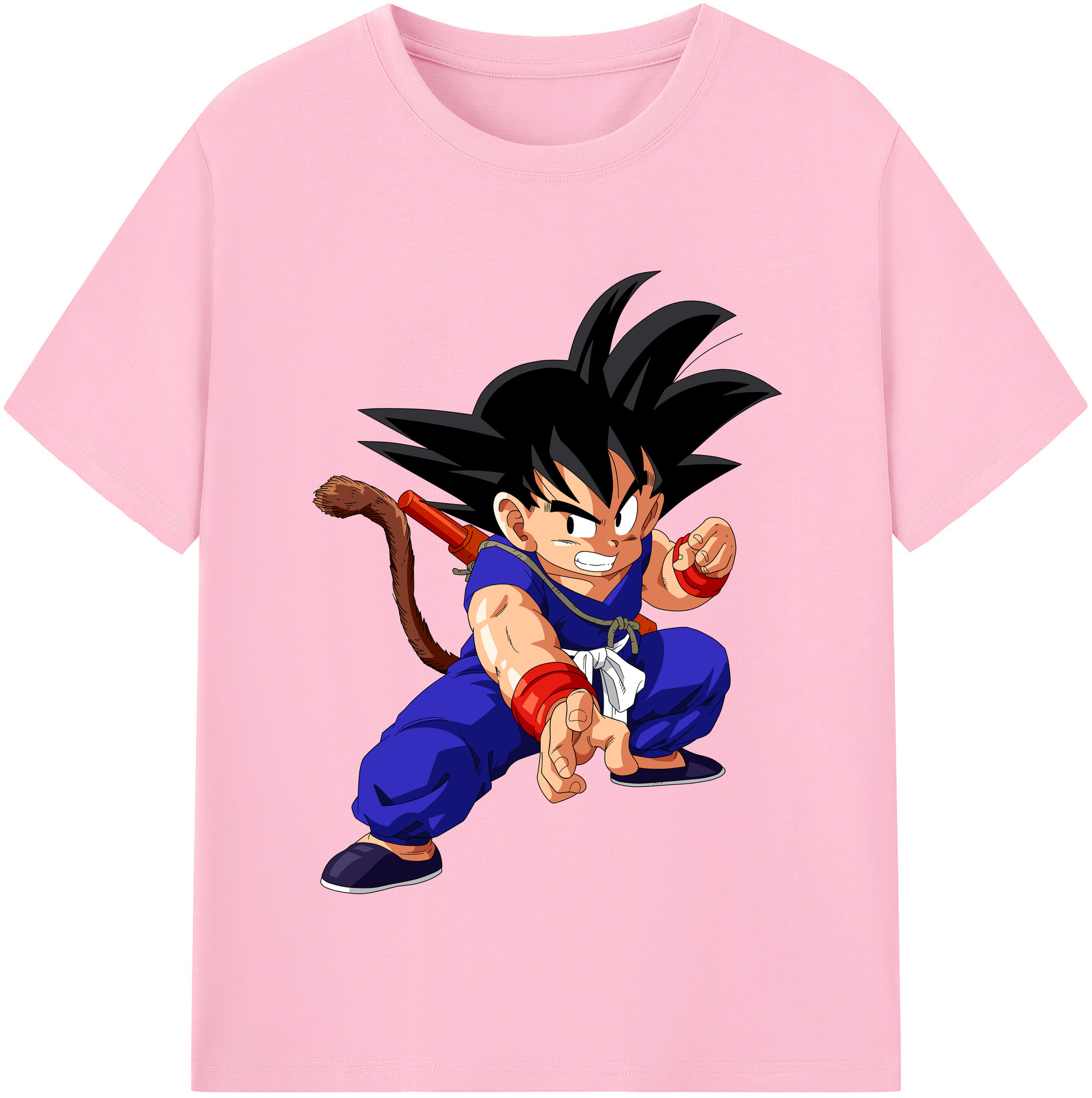 （画像用） ドラゴンボール 孫悟空（そん ごくう）Son Goku カカロット DRAGON BALL Kakarotto 綿100％半袖Tシャツ（フロントプリント）