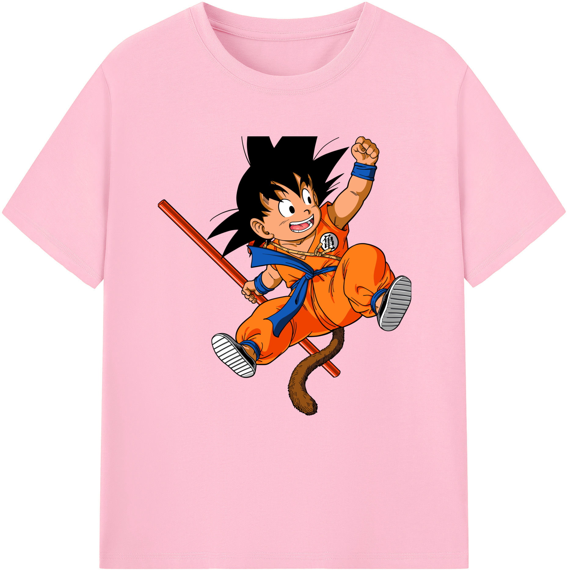 （画像用） ドラゴンボール 孫悟空（そん ごくう）Son Goku カカロット DRAGON BALL Kakarotto 綿100％半袖Tシャツ（フロントプリント）