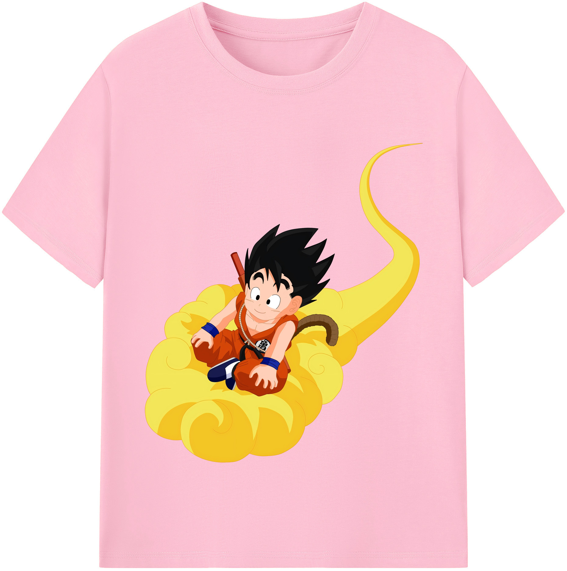 （画像用） ドラゴンボール 孫悟空（そん ごくう）Son Goku カカロット DRAGON BALL Kakarotto 綿100％半袖Tシャツ（フロントプリント）