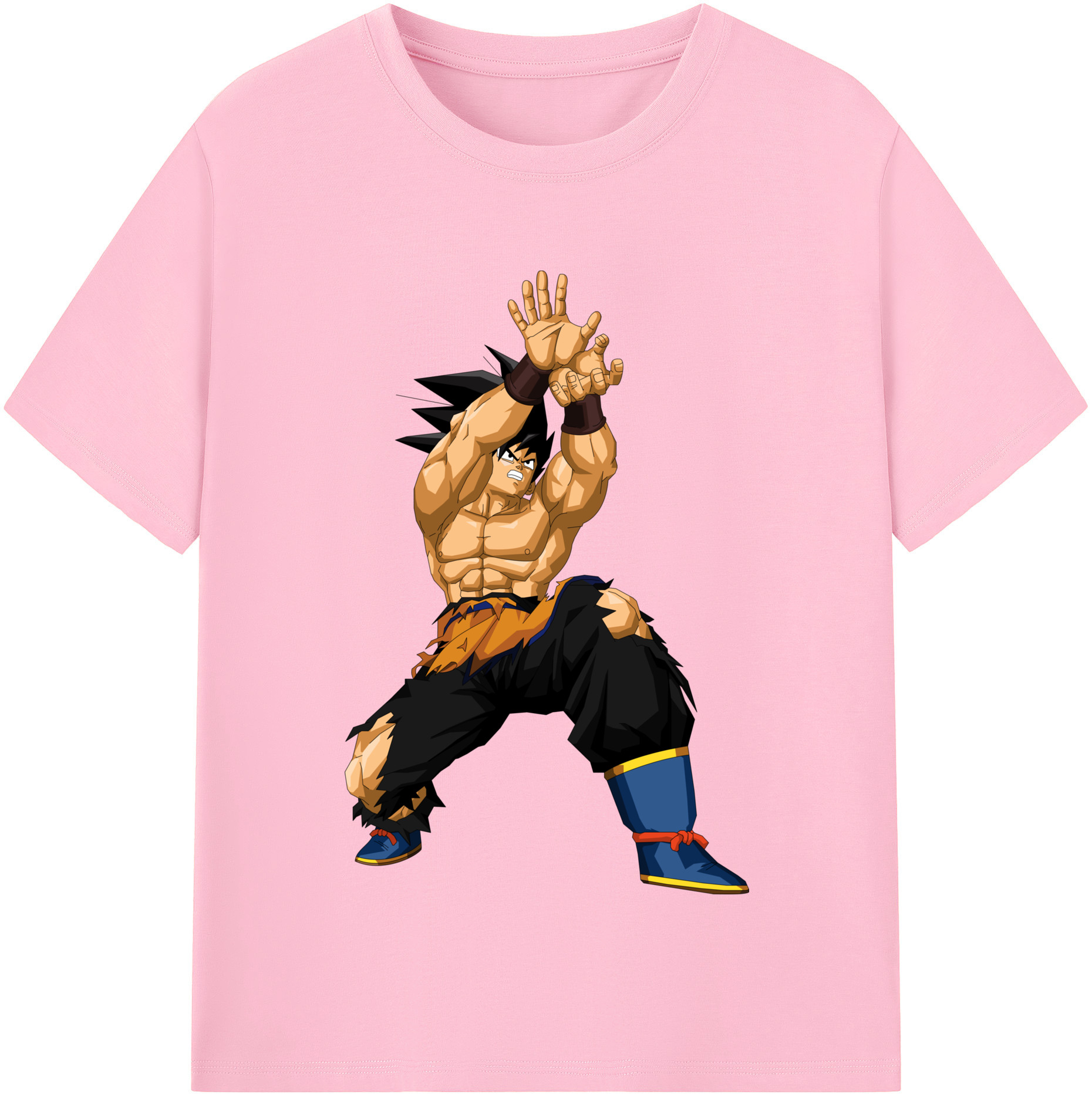 （画像用） ドラゴンボール 孫悟空（そん ごくう）Son Goku カカロット DRAGON BALL Kakarotto 綿100％半袖Tシャツ（フロントプリント）
