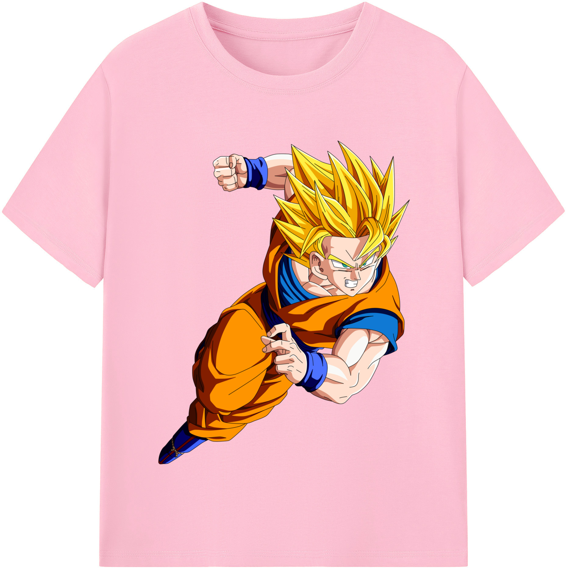 （画像用） ドラゴンボール 孫悟空（そん ごくう）Son Goku カカロット DRAGON BALL Kakarotto 綿100％半袖Tシャツ（フロントプリント）