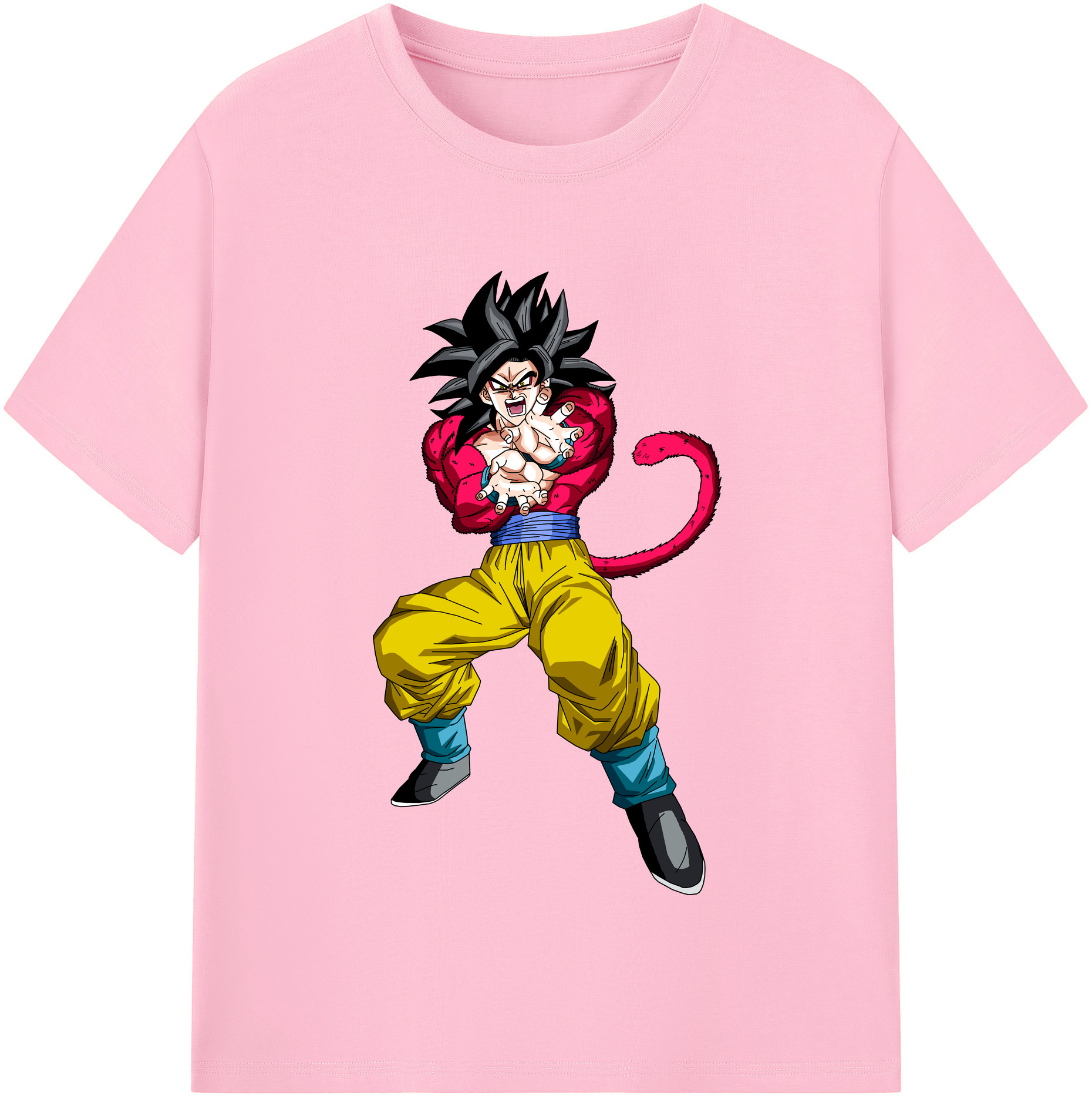 （画像用） ドラゴンボール 孫悟空（そん ごくう）Son Goku カカロット DRAGON BALL Kakarotto 綿100％半袖Tシャツ（フロントプリント）