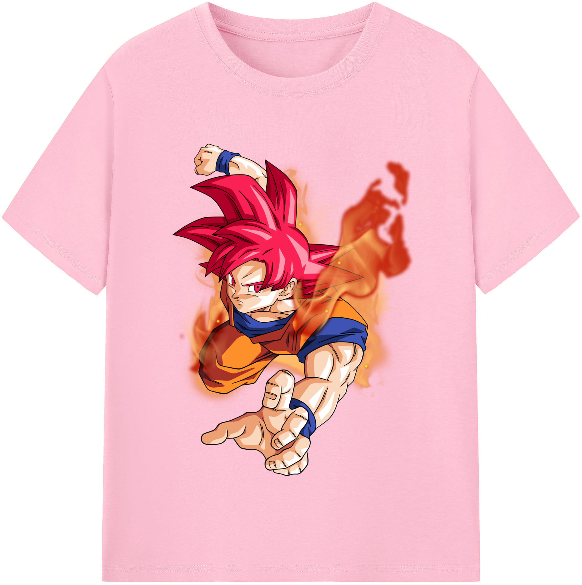（画像用） ドラゴンボール 孫悟空（そん ごくう）Son Goku カカロット DRAGON BALL Kakarotto 綿100％半袖Tシャツ（フロントプリント）