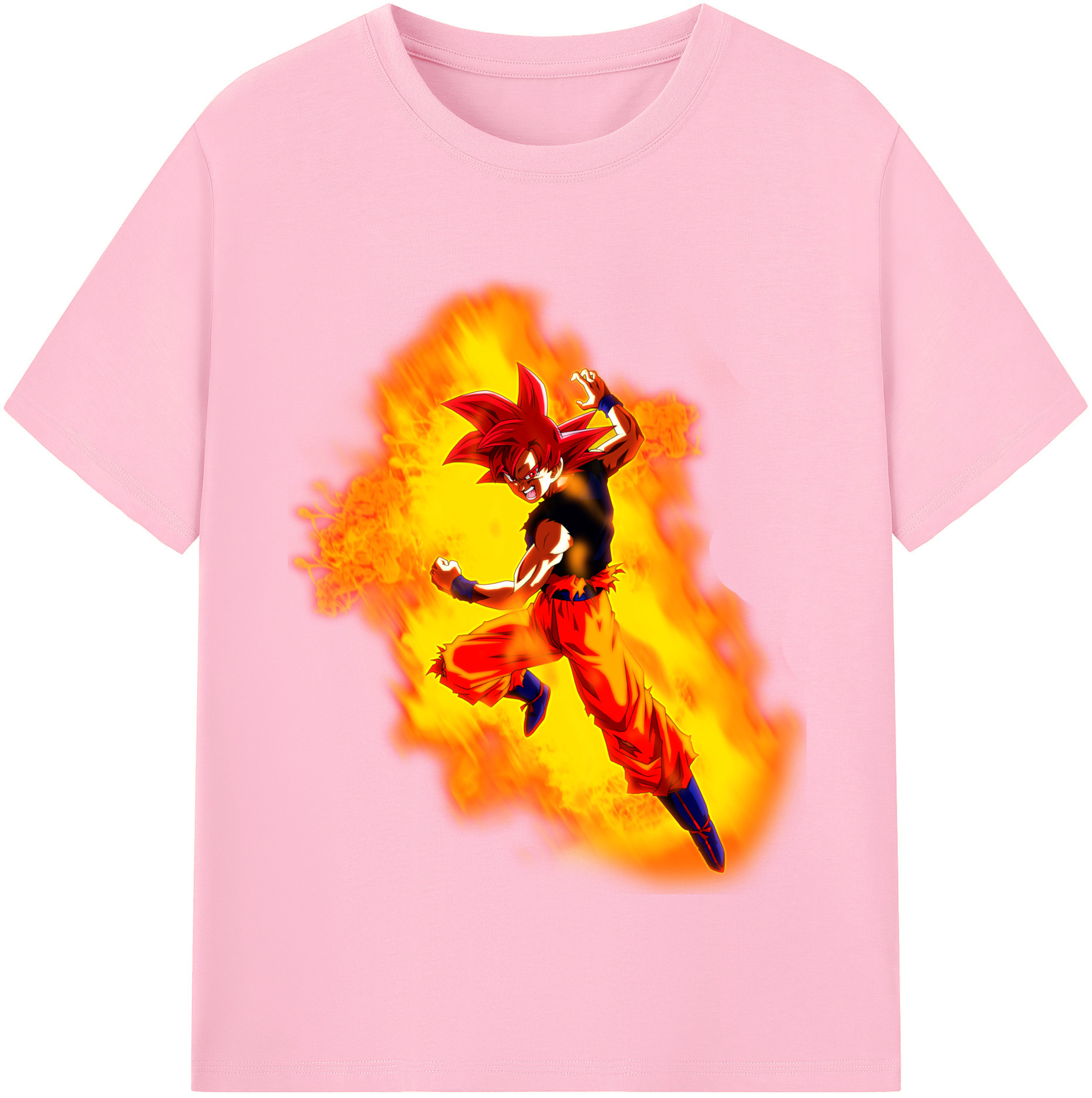 （画像用） ドラゴンボール 孫悟空（そん ごくう）Son Goku カカロット DRAGON BALL Kakarotto 綿100％半袖Tシャツ（フロントプリント）