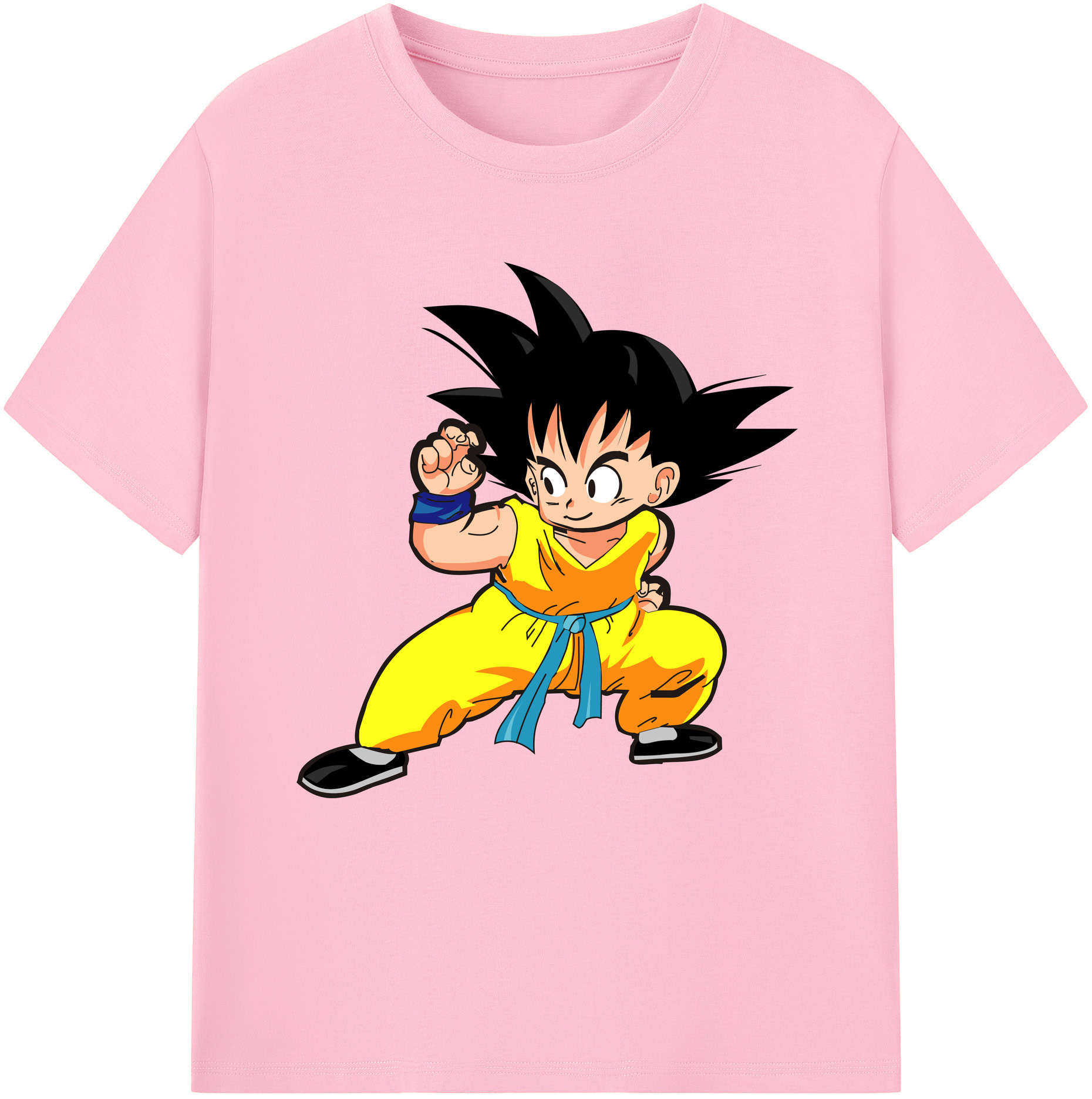 （画像用） ドラゴンボール 孫悟空（そん ごくう）Son Goku カカロット DRAGON BALL Kakarotto 綿100％半袖Tシャツ（フロントプリント）
