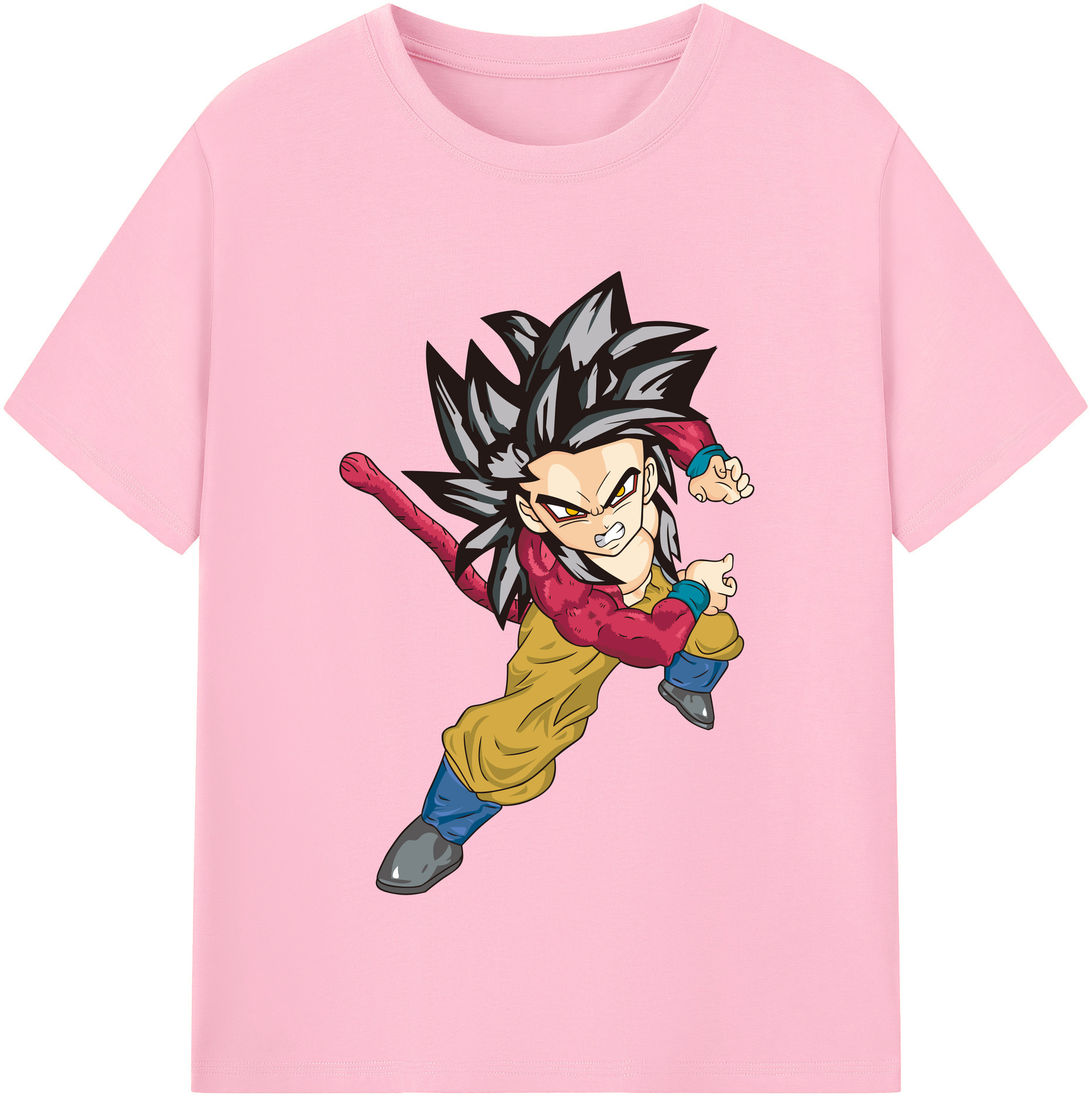 （画像用） ドラゴンボール 孫悟空（そん ごくう）Son Goku カカロット DRAGON BALL Kakarotto 綿100％半袖Tシャツ（フロントプリント）