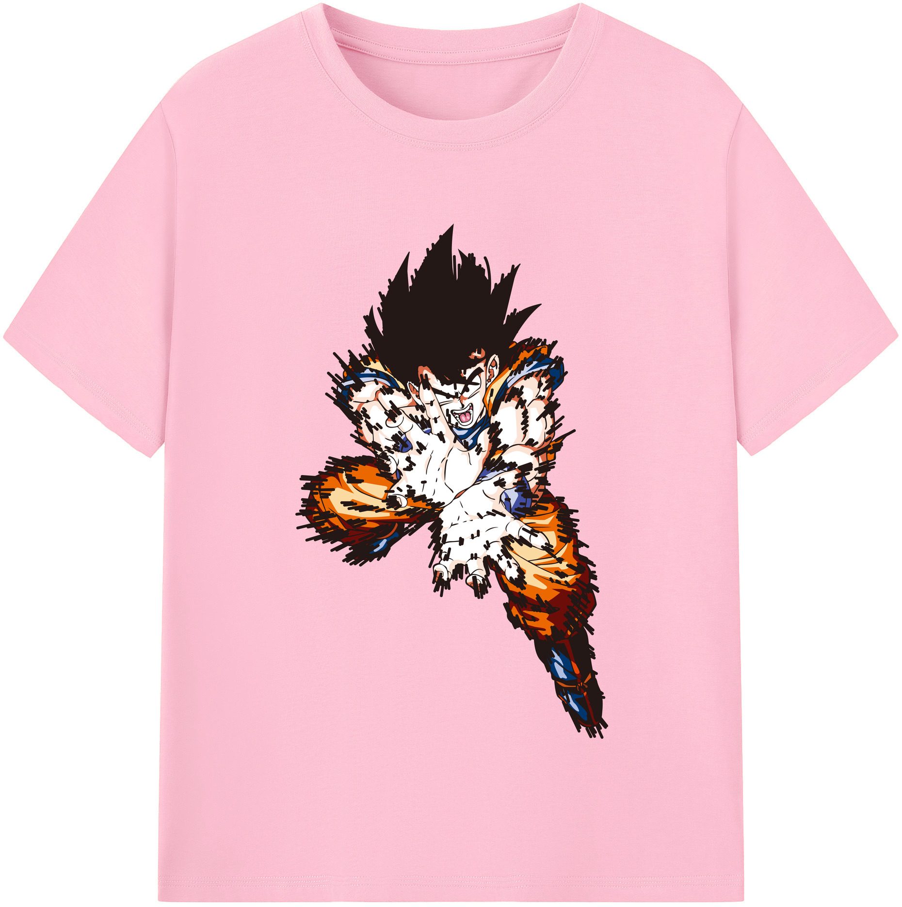 （画像用） ドラゴンボール 孫悟空（そん ごくう）Son Goku カカロット DRAGON BALL Kakarotto 綿100％半袖Tシャツ（フロントプリント）